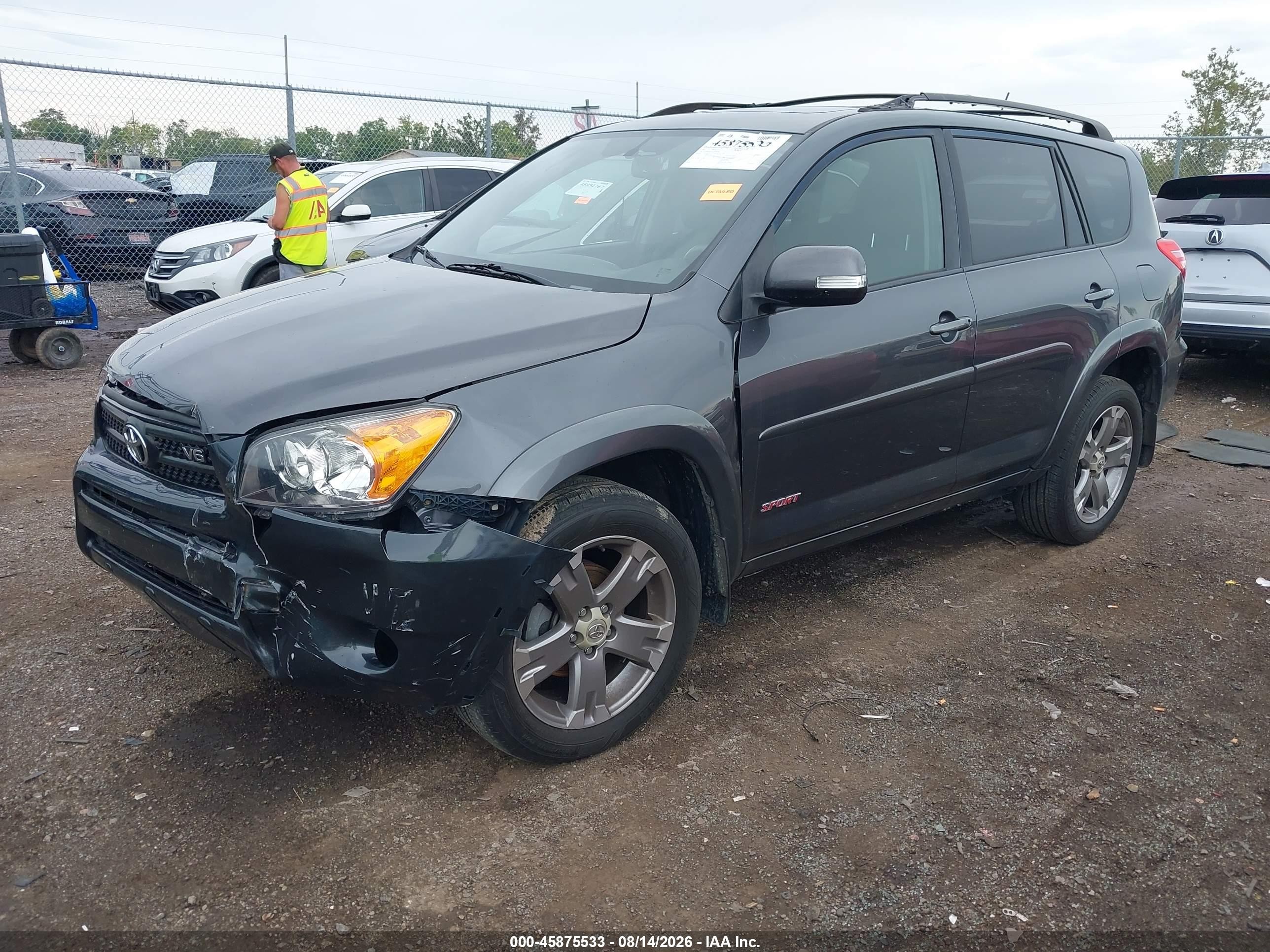 2010 Toyota Rav4 Sport V6 Gray vin: JTMRK4DV4A5095679