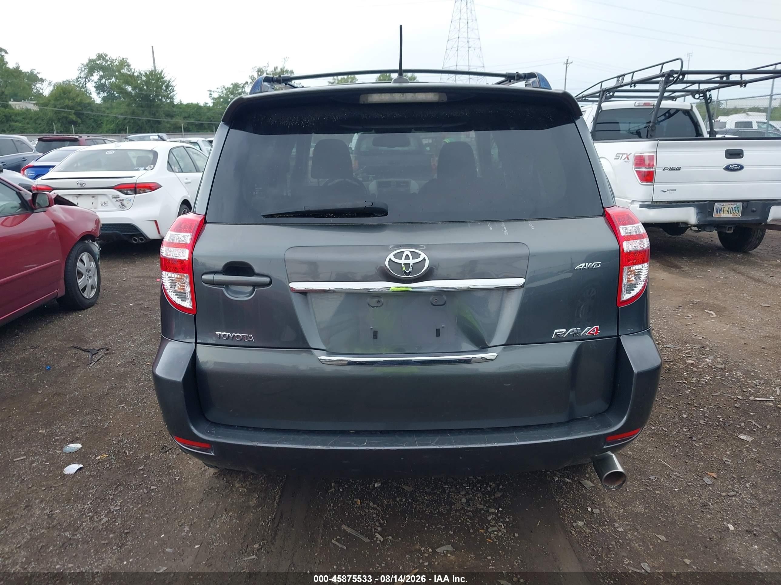 2010 Toyota Rav4 Sport V6 Gray vin: JTMRK4DV4A5095679