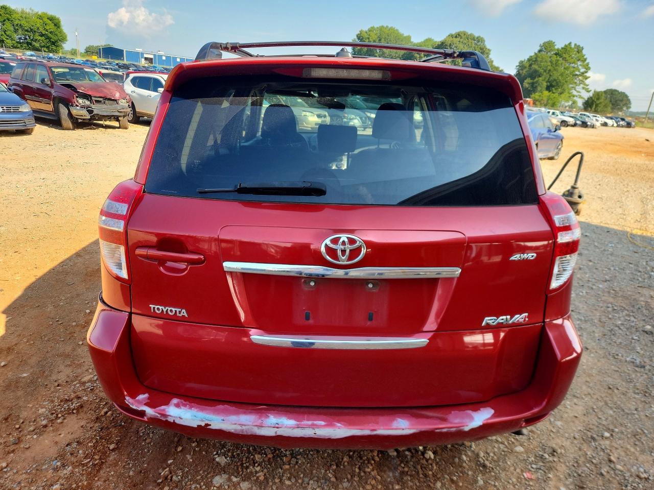 2010 Toyota Rav4 Sport Red vin: JTMRK4DV4A5096296