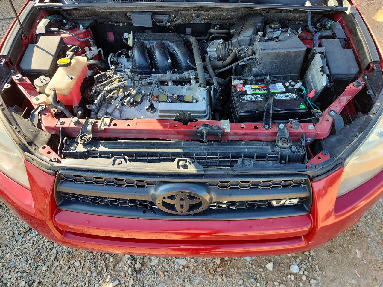 2010 Toyota Rav4 Sport Red vin: JTMRK4DV4A5096296