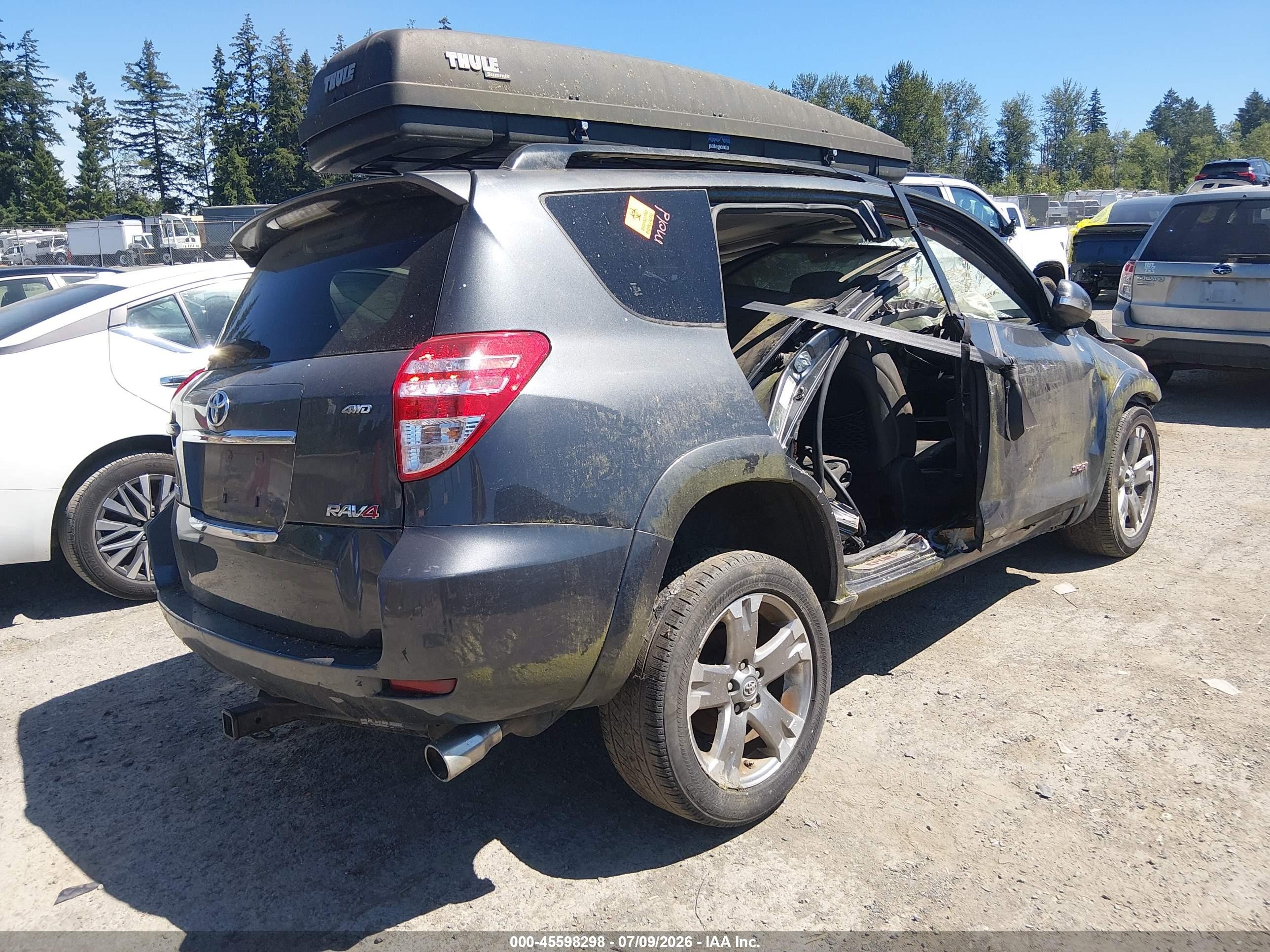2010 Toyota Rav4 Sport V6 Gray vin: JTMRK4DV5A5089776