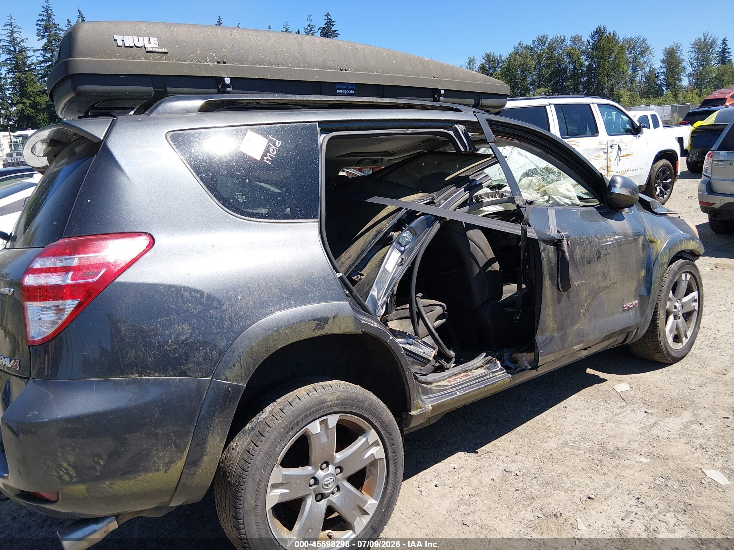 2010 Toyota Rav4 Sport V6 Gray vin: JTMRK4DV5A5089776