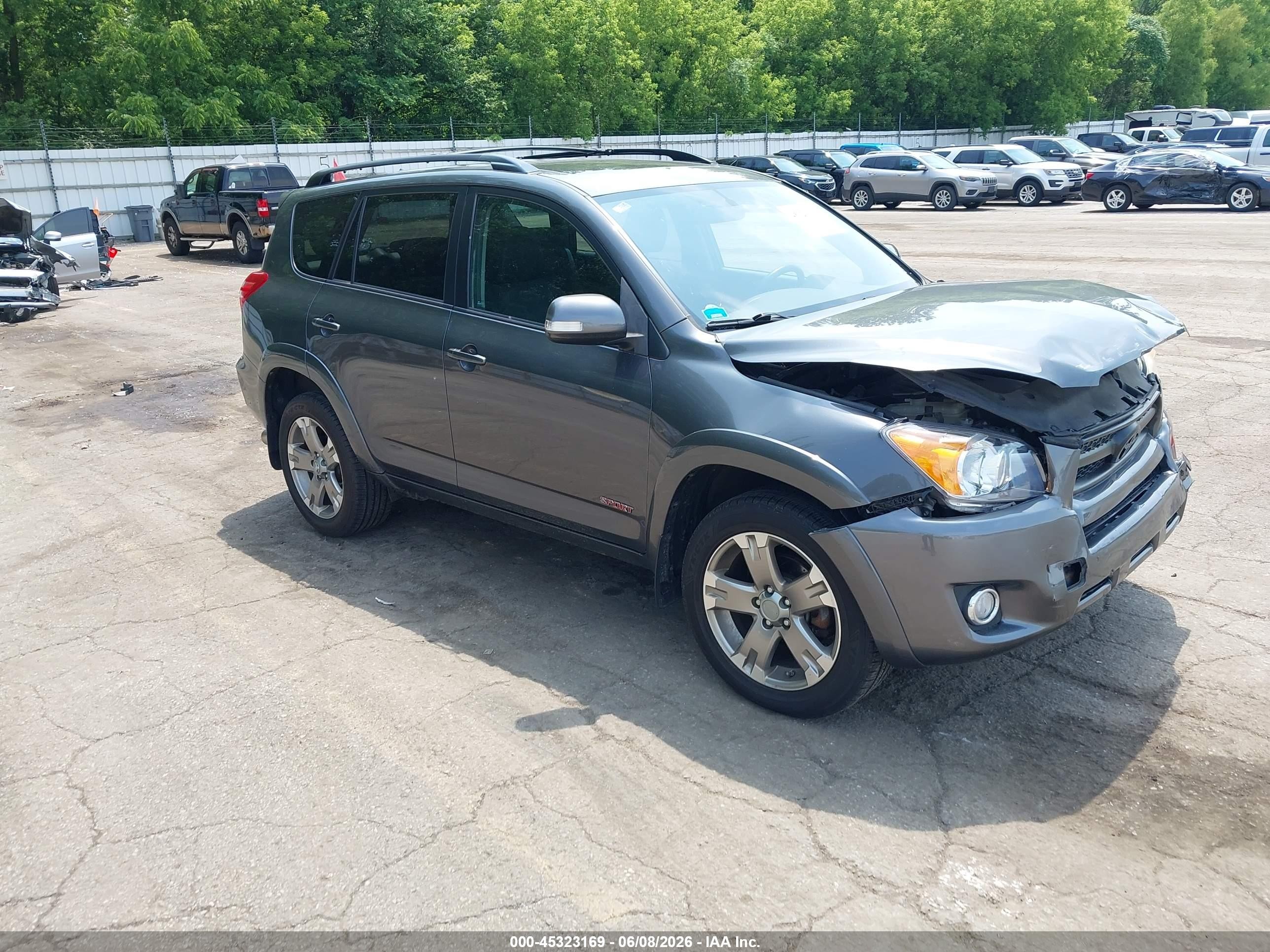 2010 Toyota Rav4 Sport V6 Gray vin: JTMRK4DV5A5093259