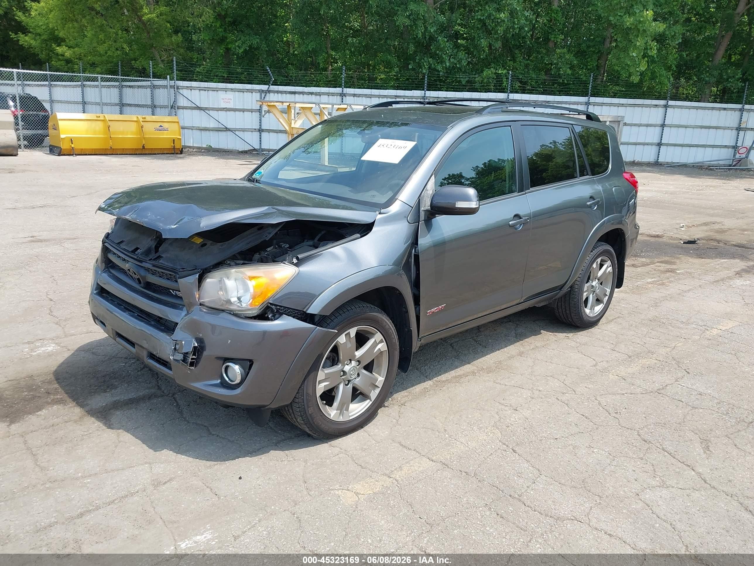 2010 Toyota Rav4 Sport V6 Gray vin: JTMRK4DV5A5093259