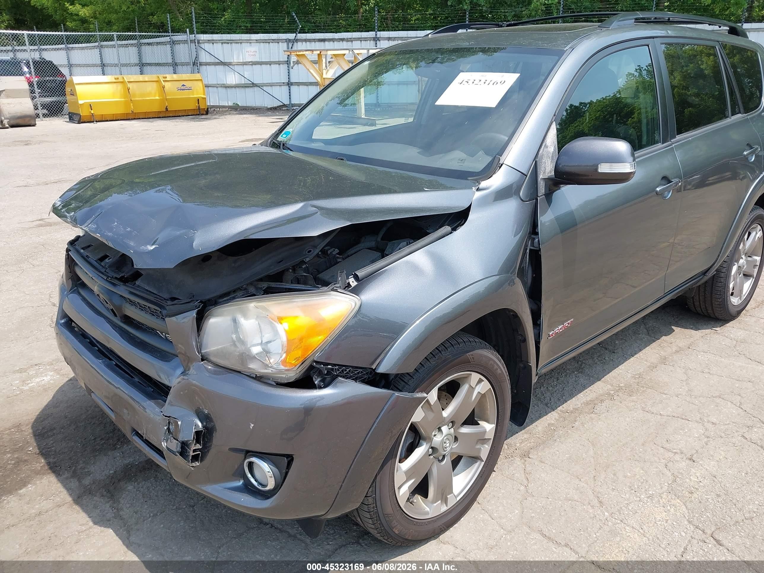 2010 Toyota Rav4 Sport V6 Gray vin: JTMRK4DV5A5093259