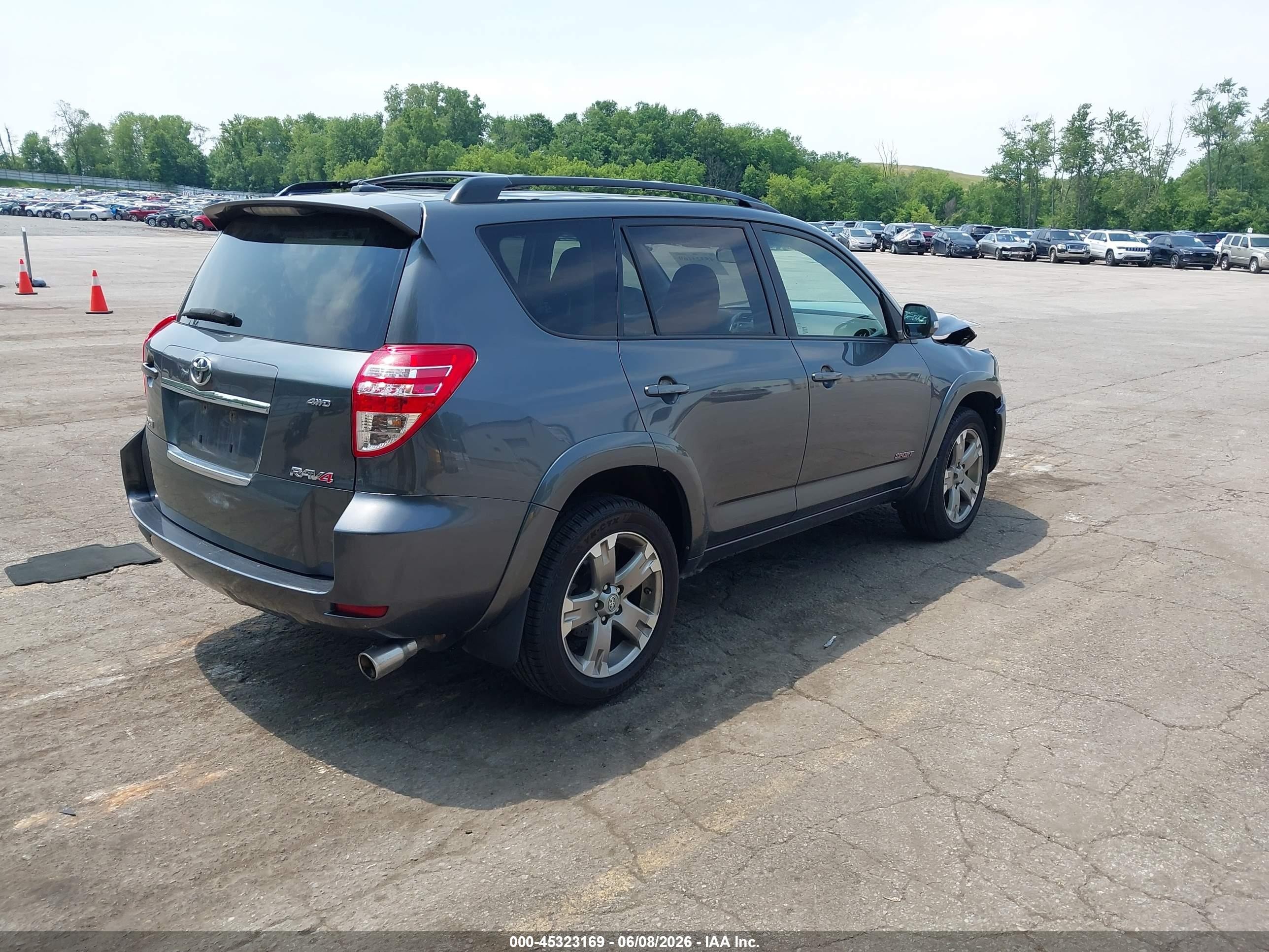 2010 Toyota Rav4 Sport V6 Gray vin: JTMRK4DV5A5093259