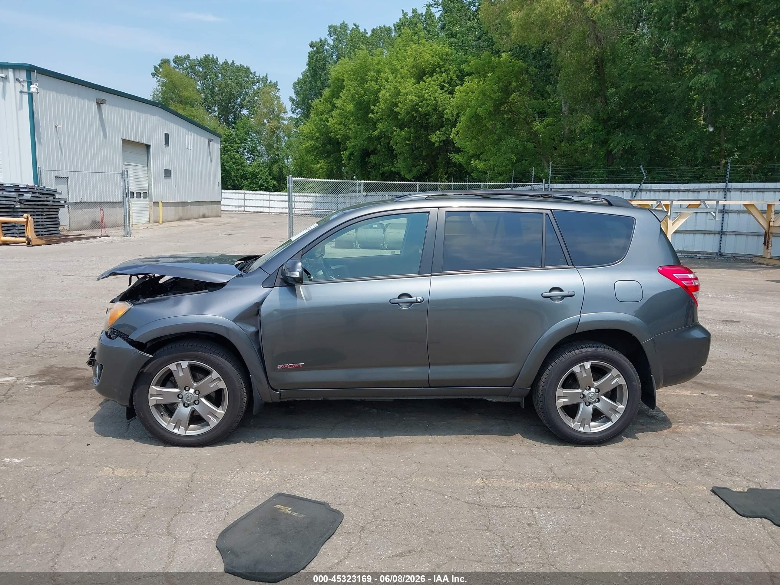 2010 Toyota Rav4 Sport V6 Gray vin: JTMRK4DV5A5093259