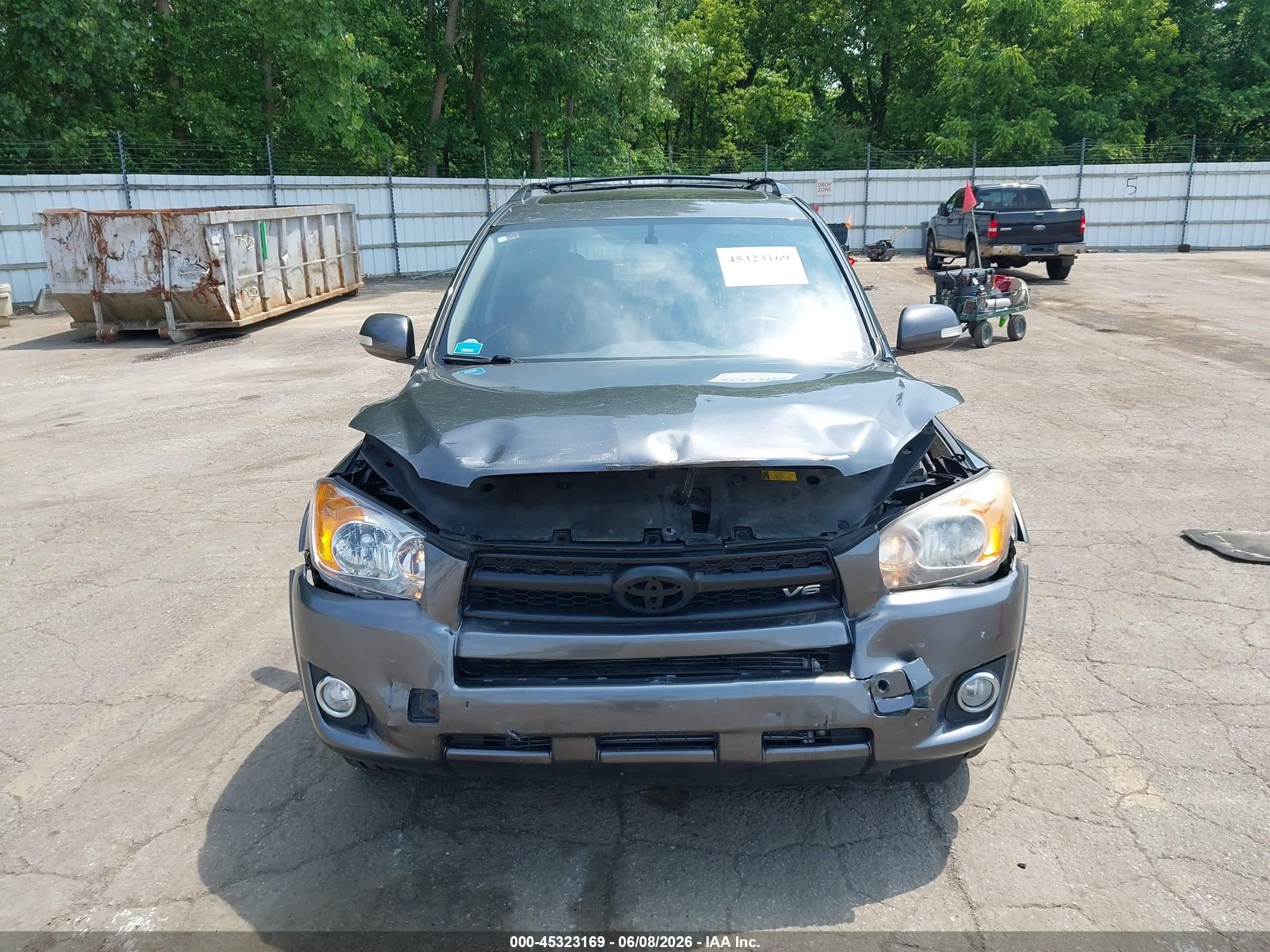 2010 Toyota Rav4 Sport V6 Gray vin: JTMRK4DV5A5093259