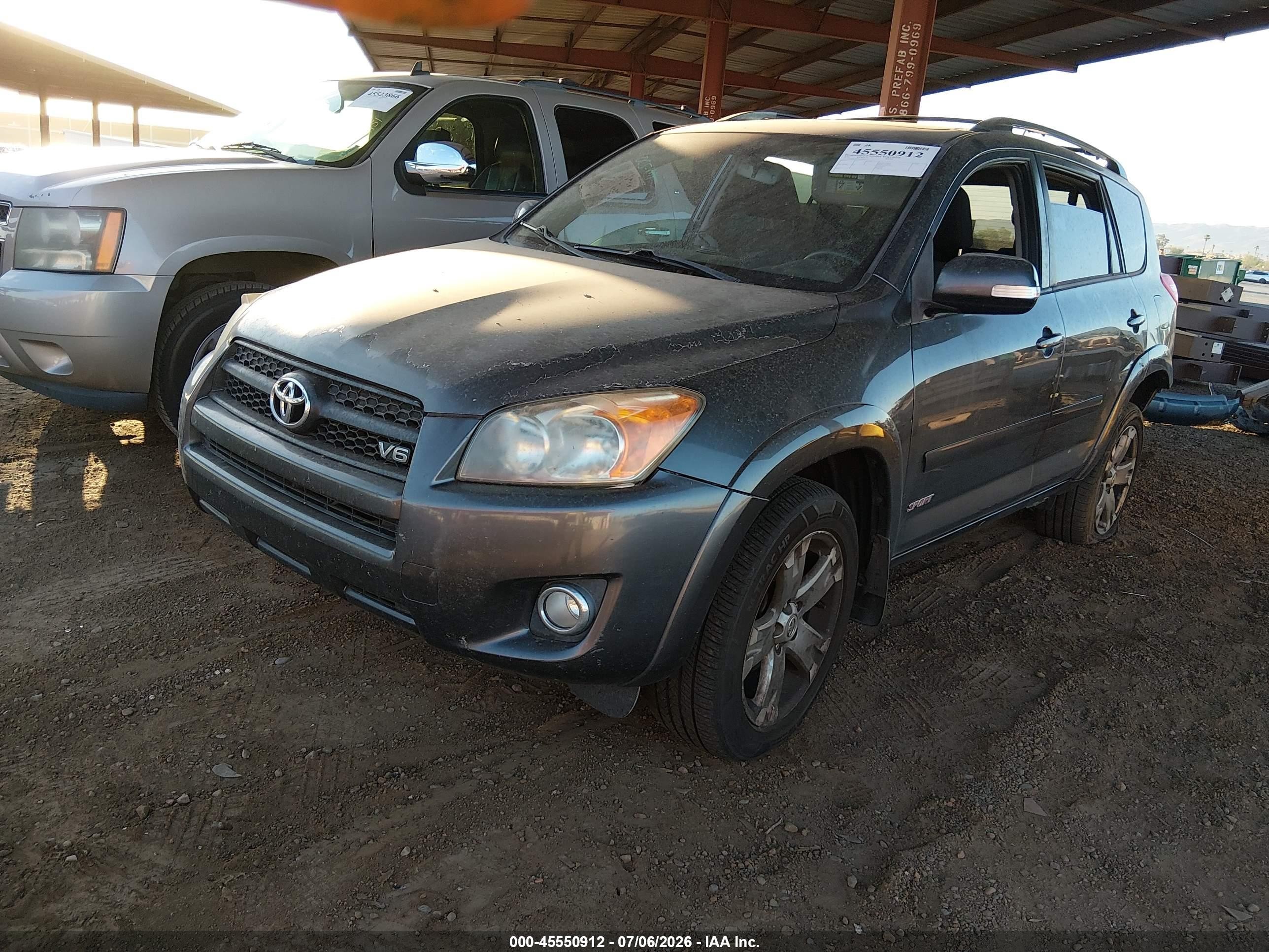2010 Toyota Rav4 Sport V6 Gray vin: JTMRK4DV5A5097652