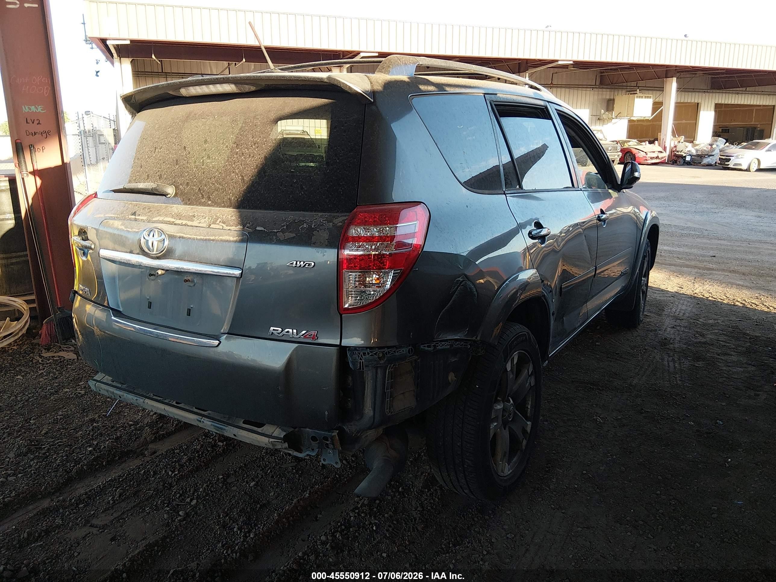2010 Toyota Rav4 Sport V6 Gray vin: JTMRK4DV5A5097652