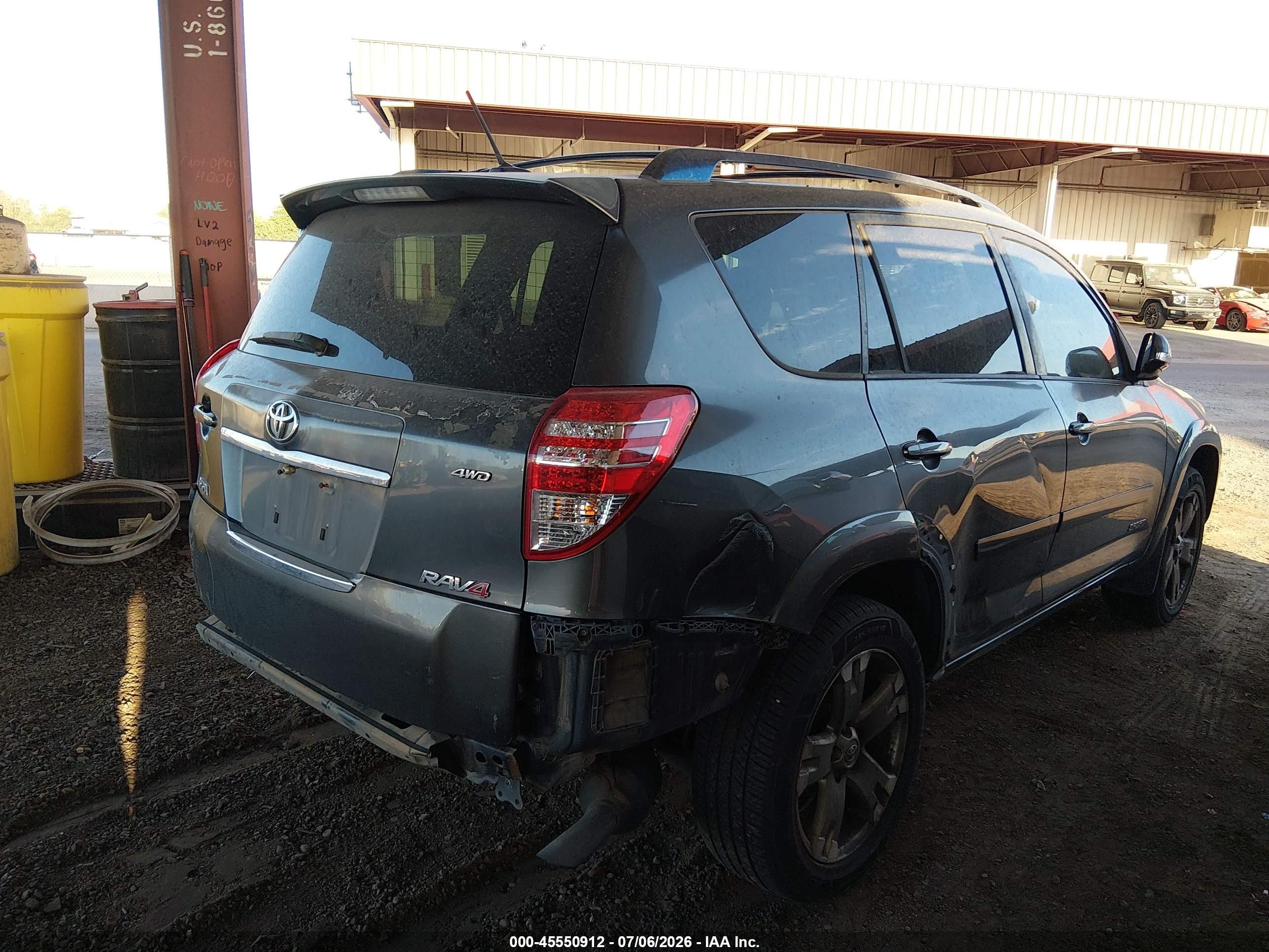 2010 Toyota Rav4 Sport V6 Gray vin: JTMRK4DV5A5097652