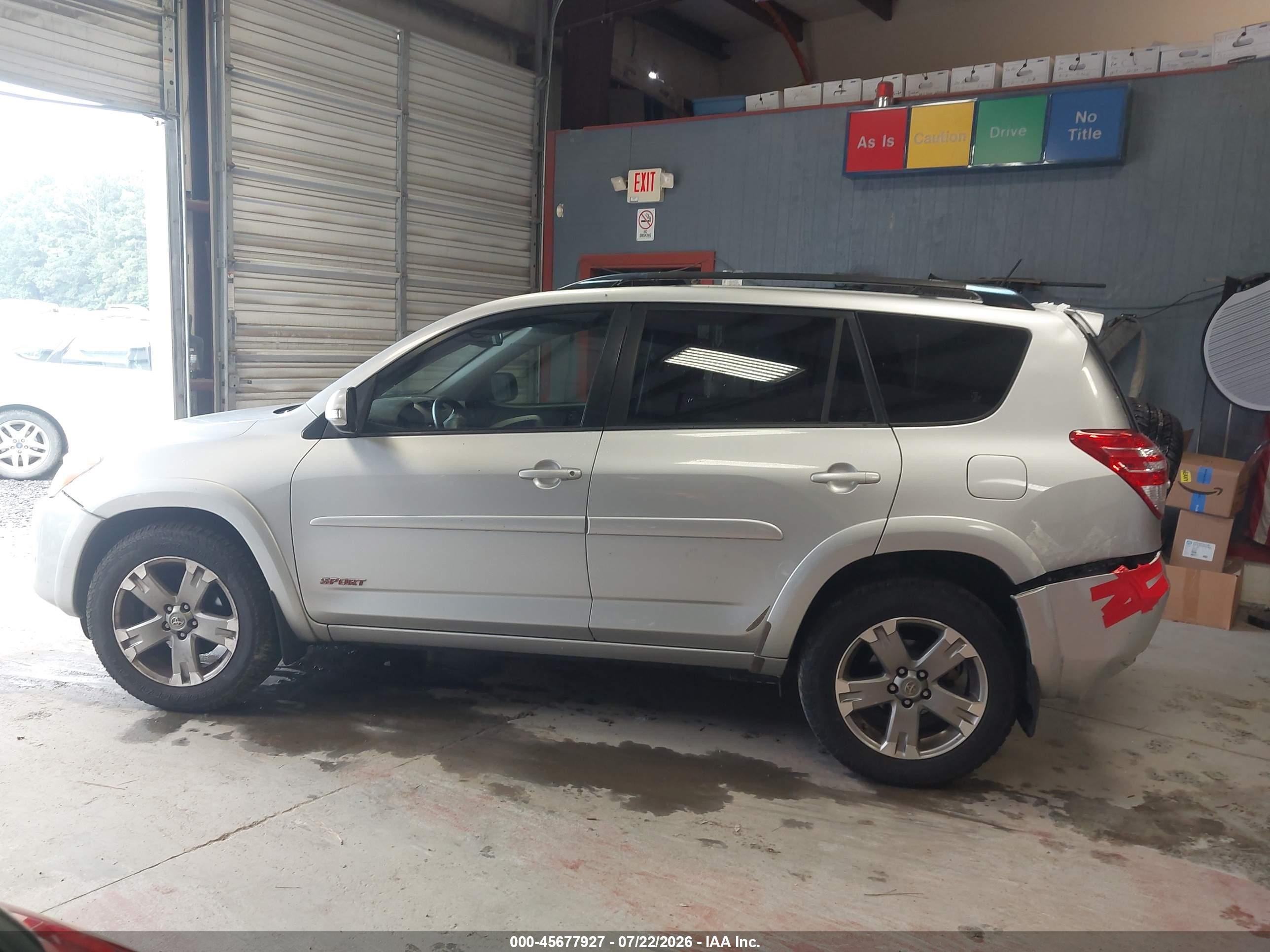 2011 Toyota Rav4 Sport V6 Silver vin: JTMRK4DV6B5102147