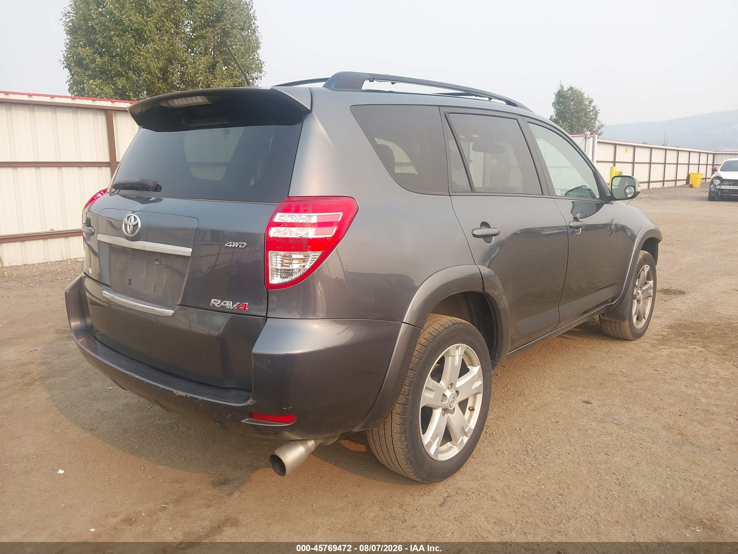 2010 Toyota Rav4 Sport V6 Gray vin: JTMRK4DV7A5097507