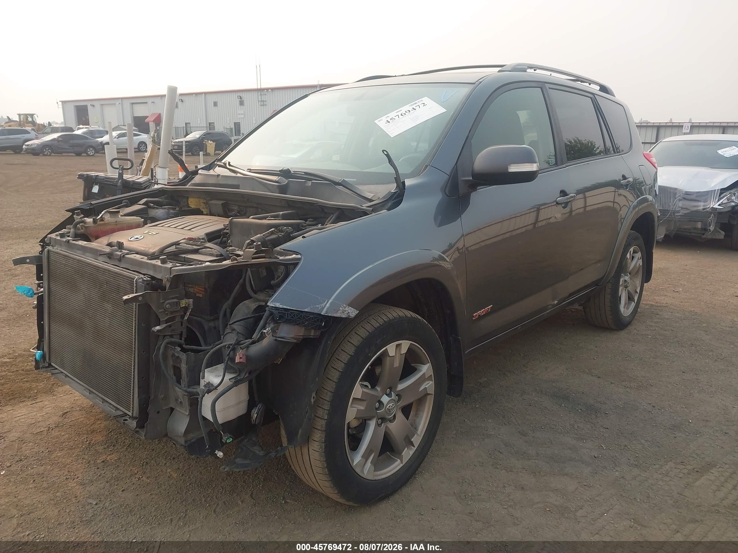 2010 Toyota Rav4 Sport V6 Gray vin: JTMRK4DV7A5097507