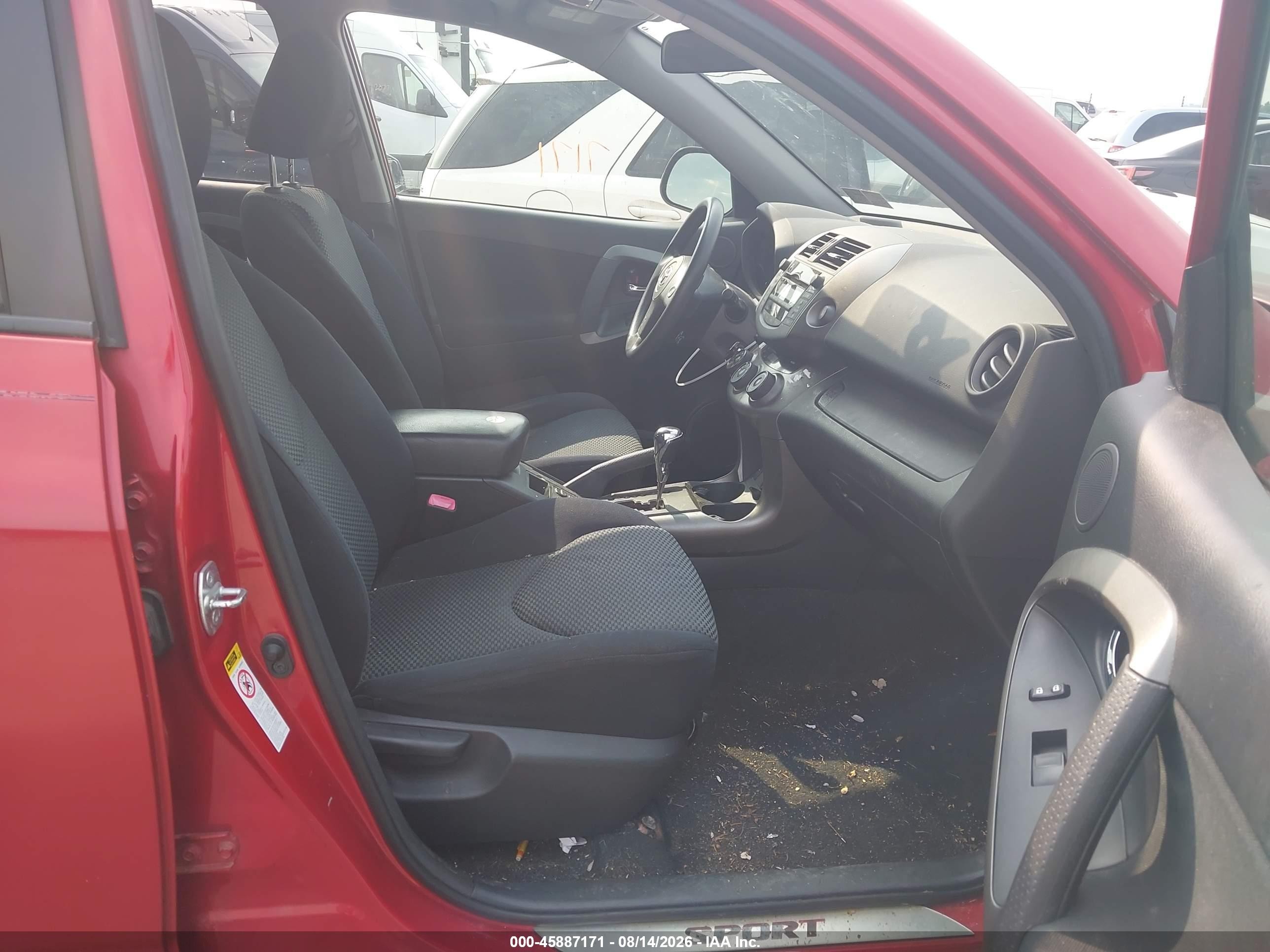 2010 Toyota Rav4 Sport Красный vin: JTMRK4DV8A5092008