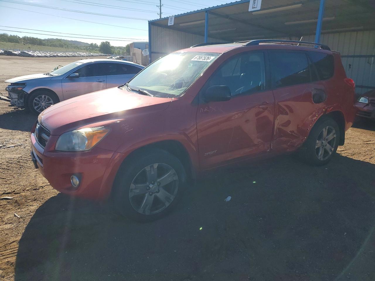 2010 Toyota Rav4 Sport Red vin: JTMRK4DV8A5092896