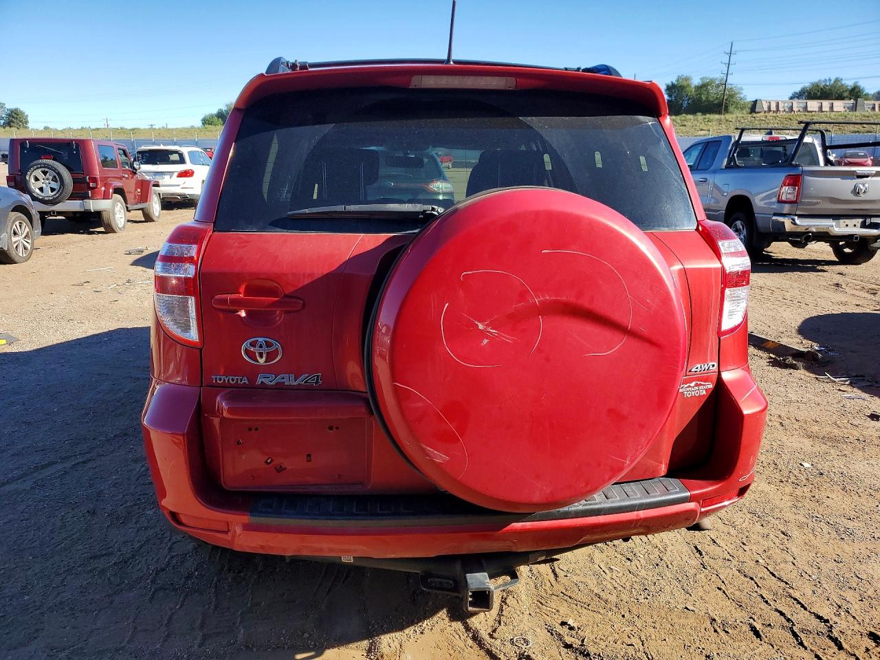 2010 Toyota Rav4 Sport Red vin: JTMRK4DV8A5092896