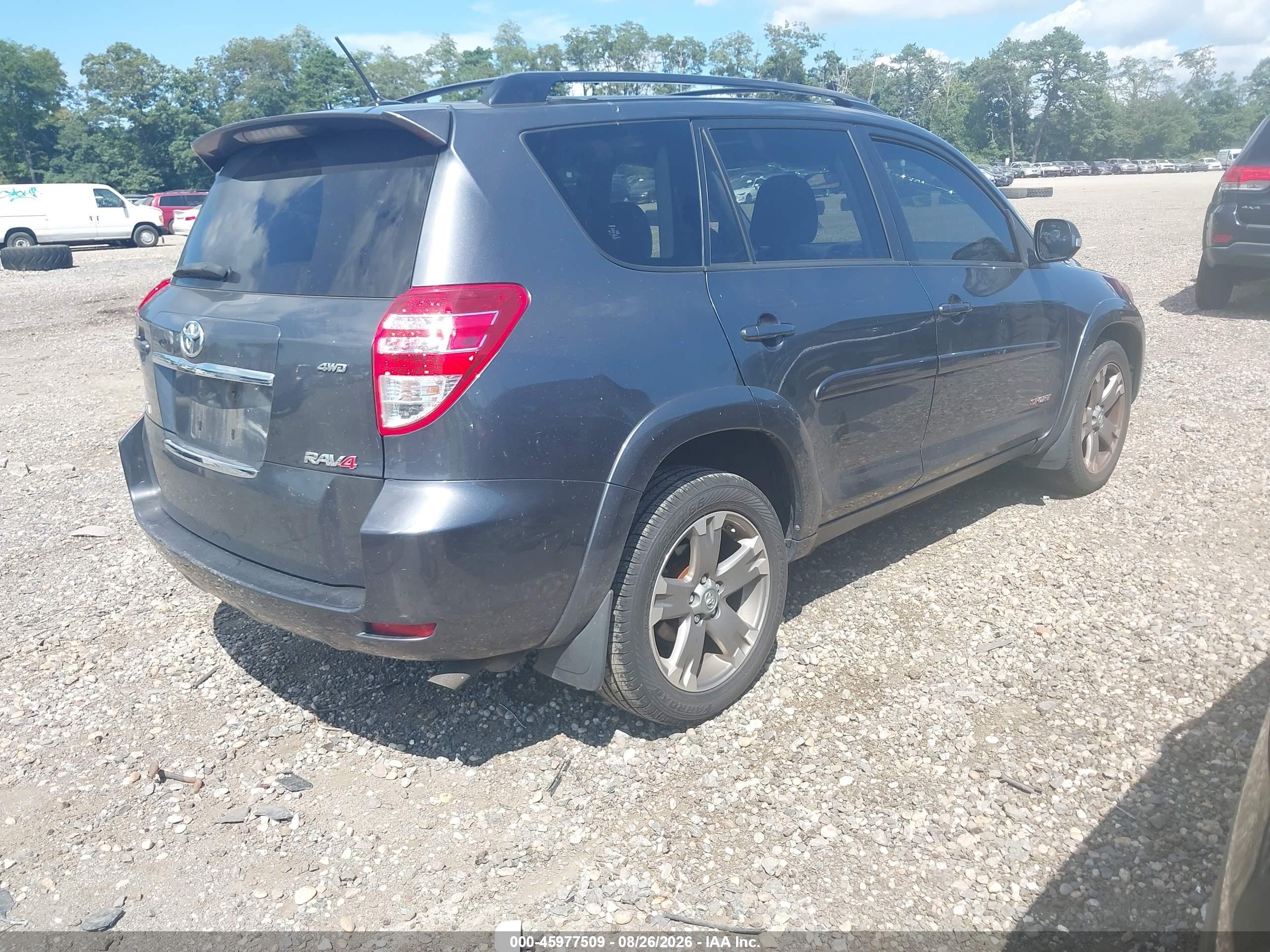 2010 Toyota Rav4 Sport V6 Gray vin: JTMRK4DV8A5095281