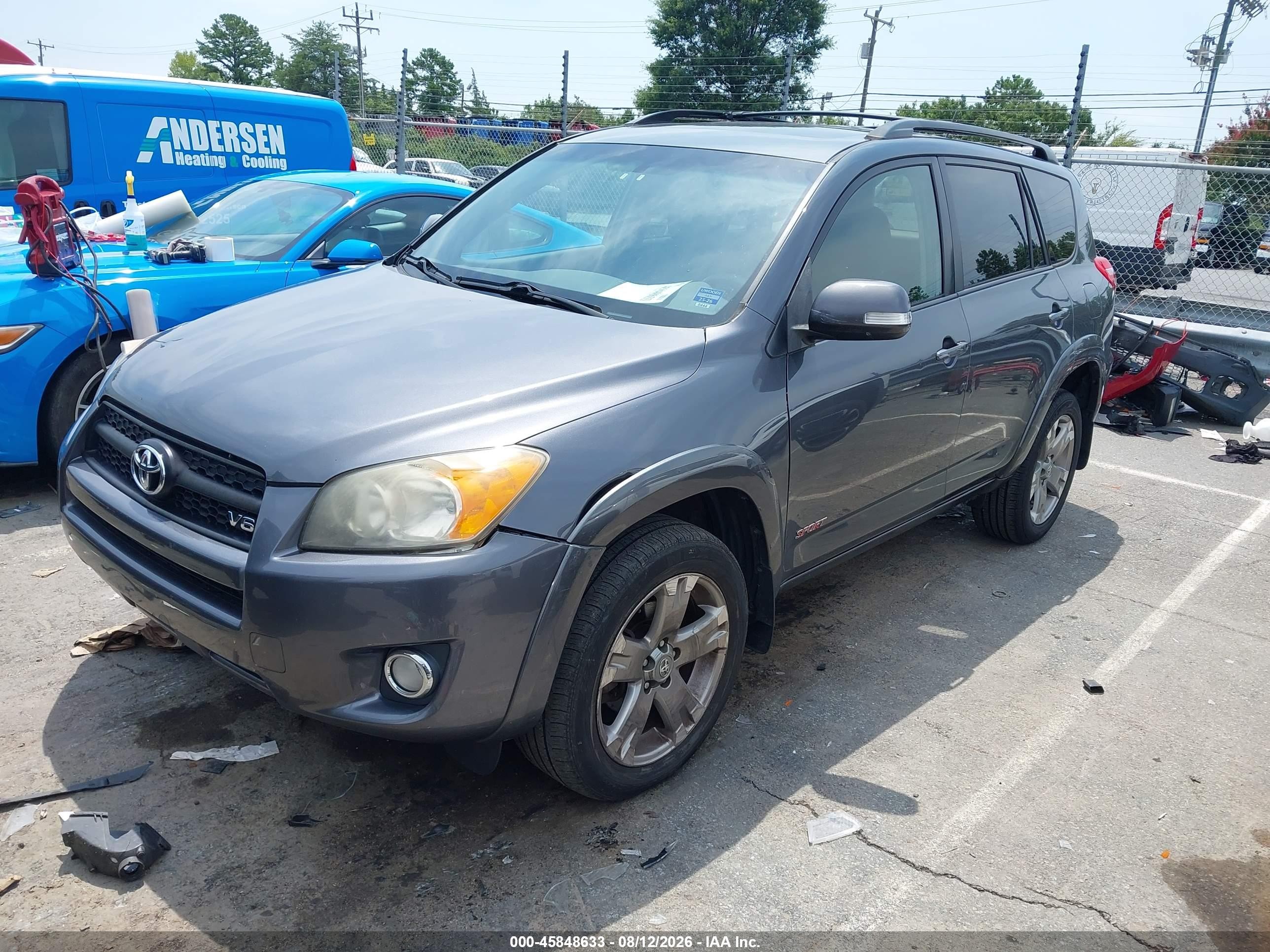 2011 Toyota Rav4 Sport V6 Gray vin: JTMRK4DV8B5101968