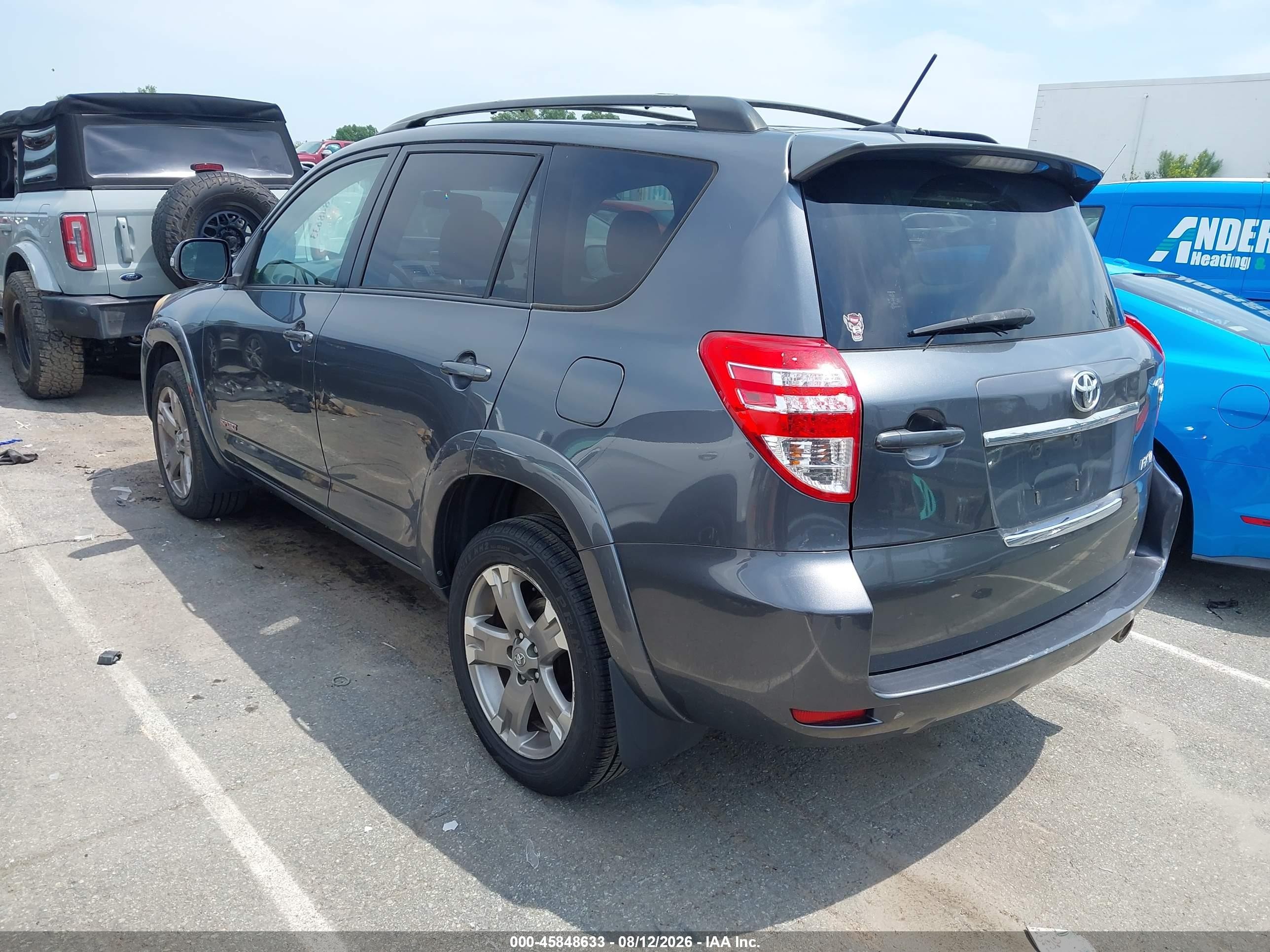 2011 Toyota Rav4 Sport V6 Gray vin: JTMRK4DV8B5101968