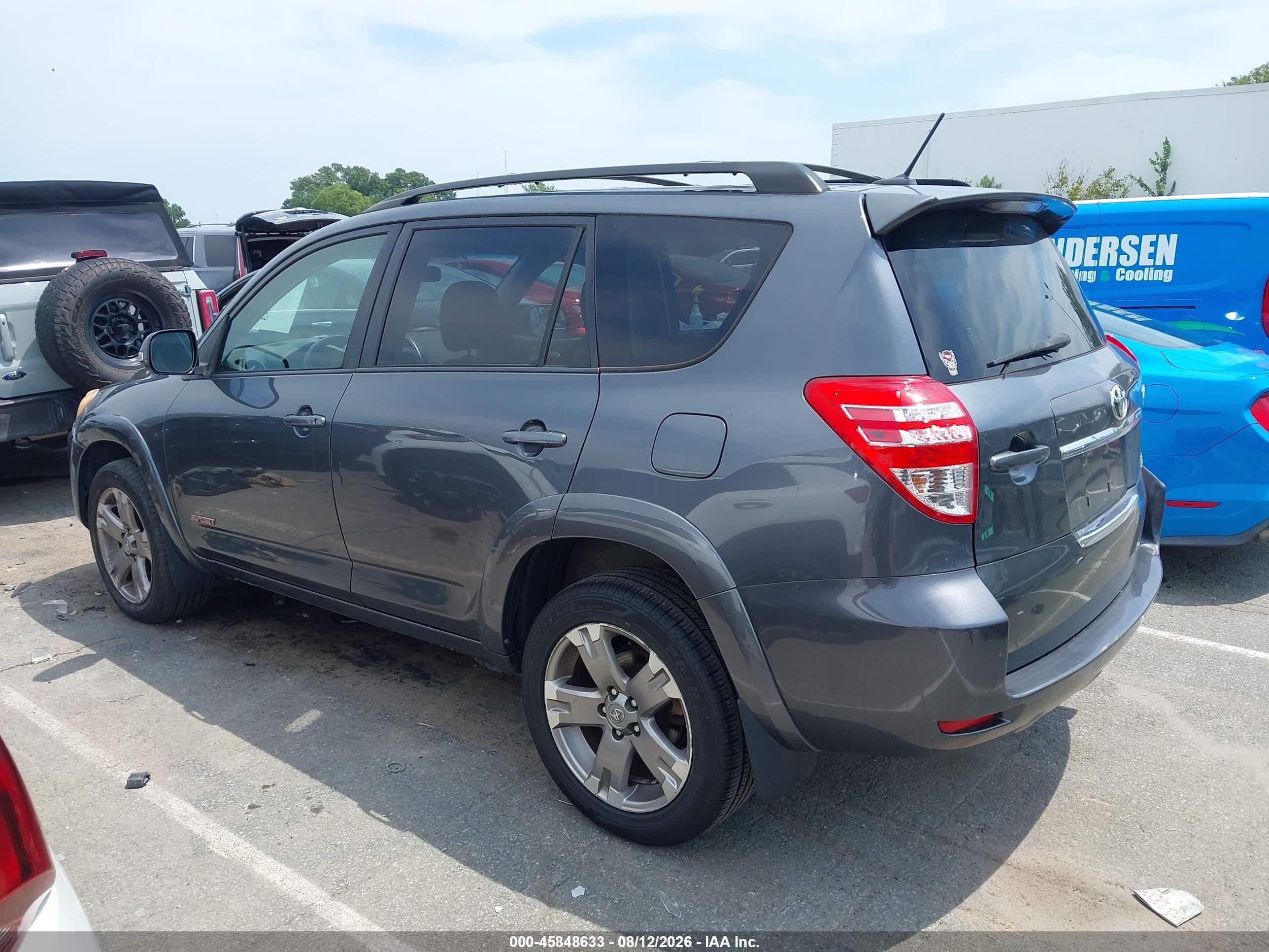 2011 Toyota Rav4 Sport V6 Gray vin: JTMRK4DV8B5101968