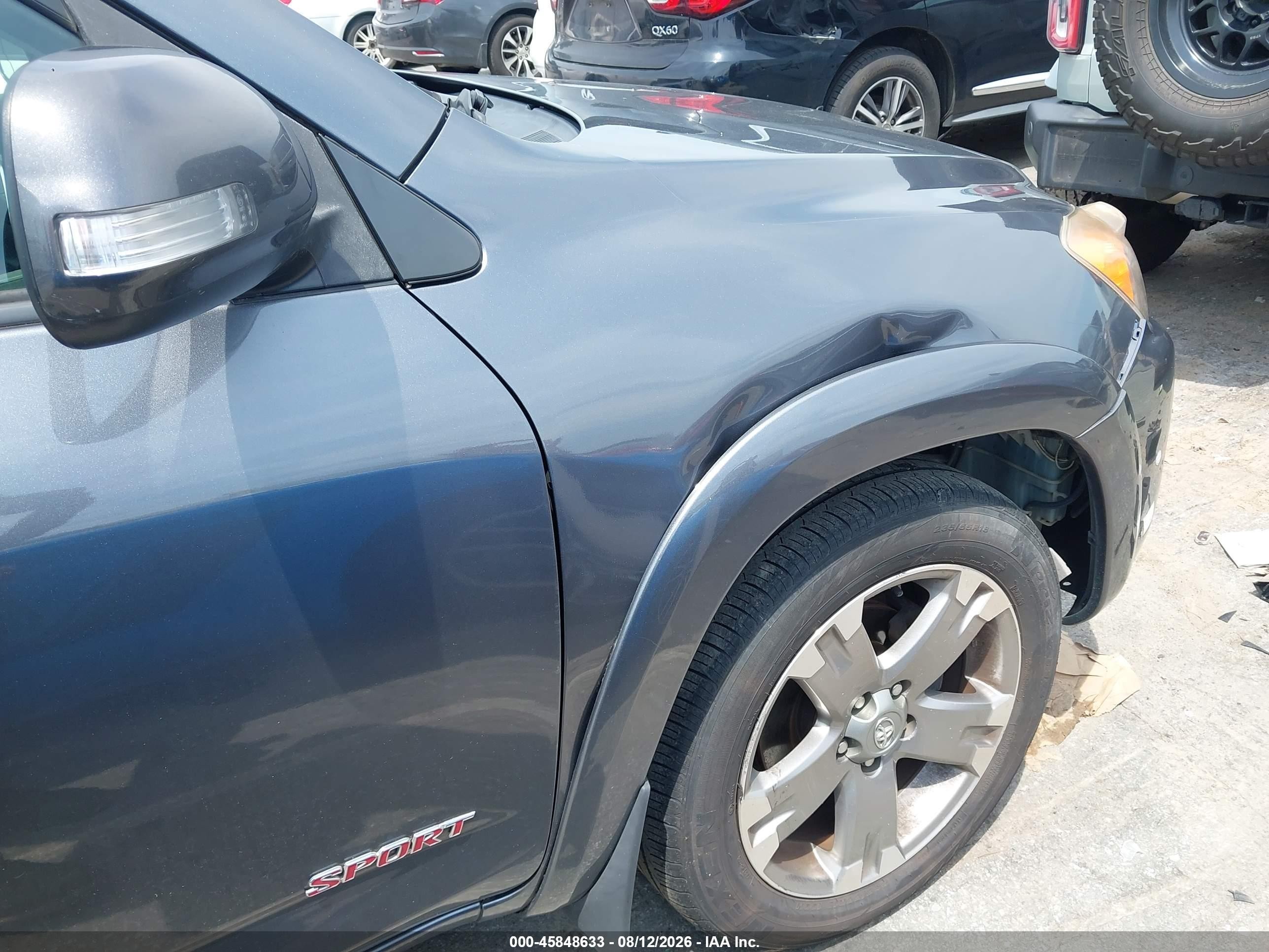2011 Toyota Rav4 Sport V6 Gray vin: JTMRK4DV8B5101968