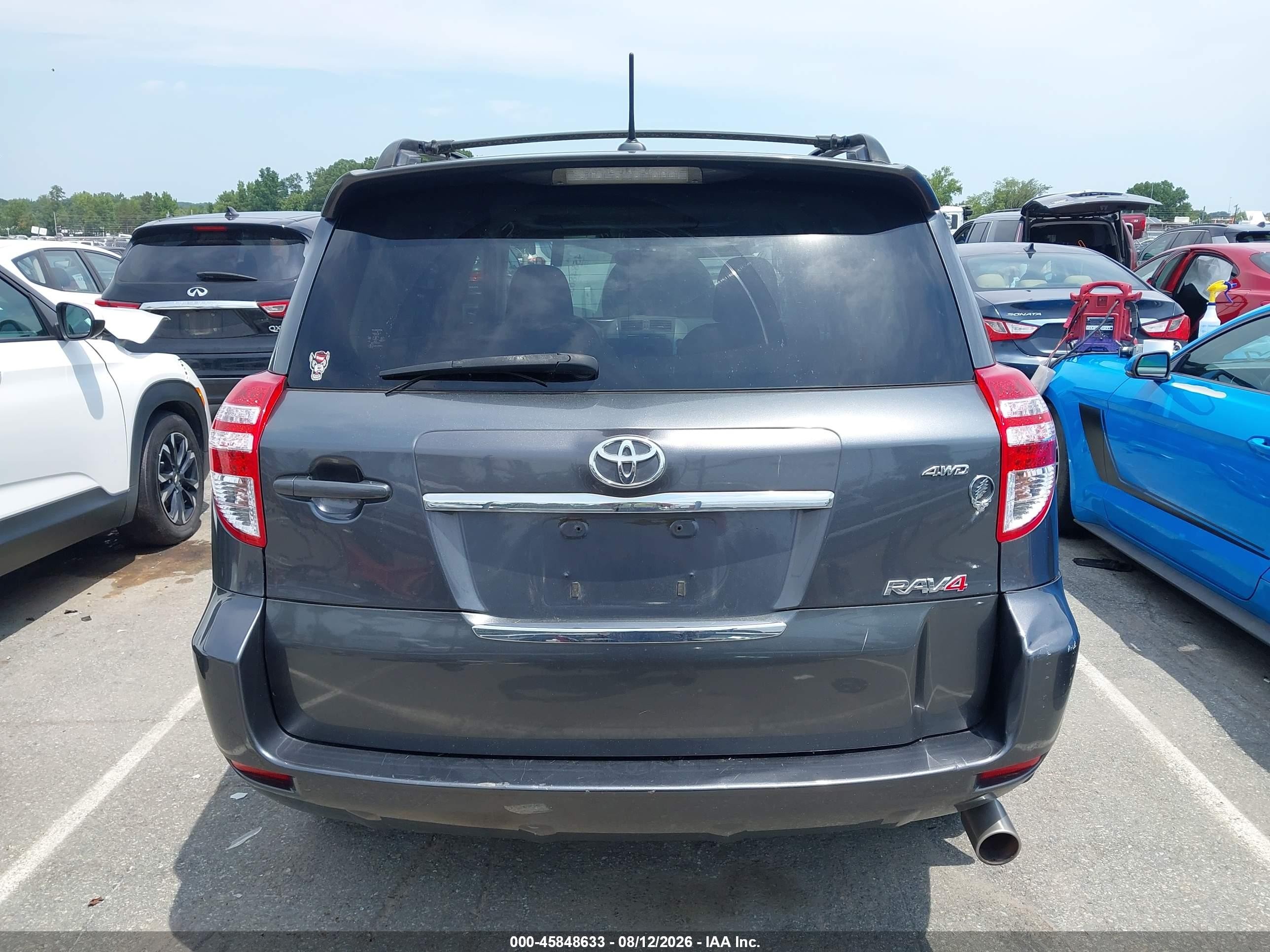 2011 Toyota Rav4 Sport V6 Gray vin: JTMRK4DV8B5101968