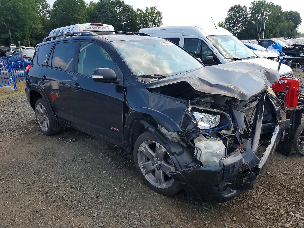 2012 Toyota Rav4 Sport Black vin: JTMRK4DV8C5107433