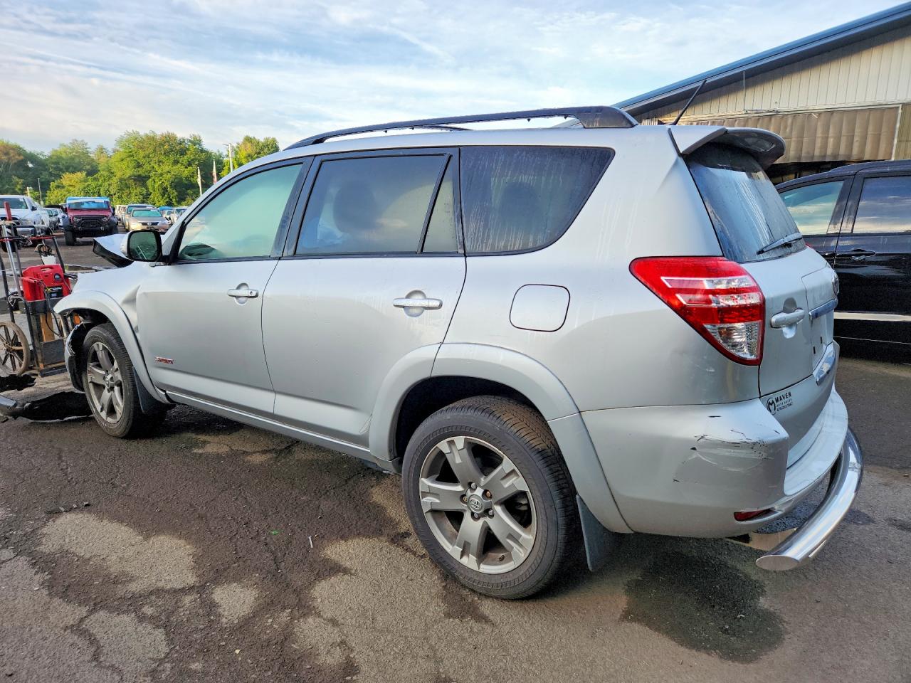 2012 Toyota Rav4 Sport Silver vin: JTMRK4DV8C5108226