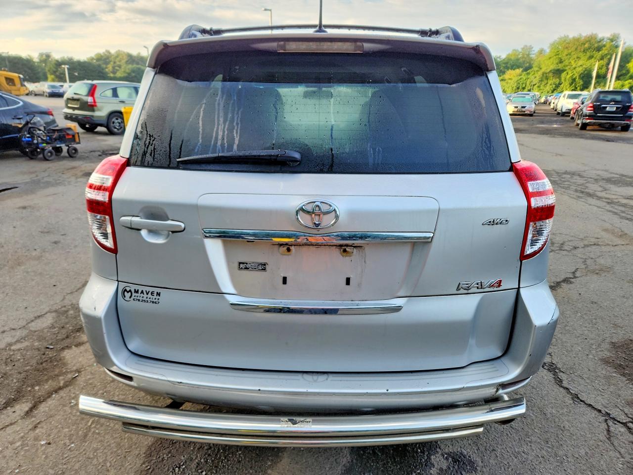 2012 Toyota Rav4 Sport Silver vin: JTMRK4DV8C5108226