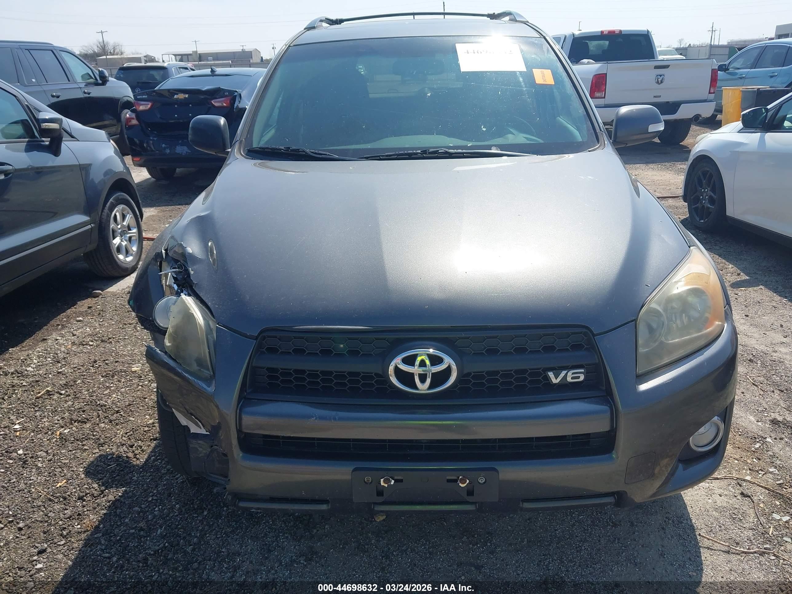2010 Toyota Rav4 Sport V6 Gray vin: JTMRK4DV9A5090123