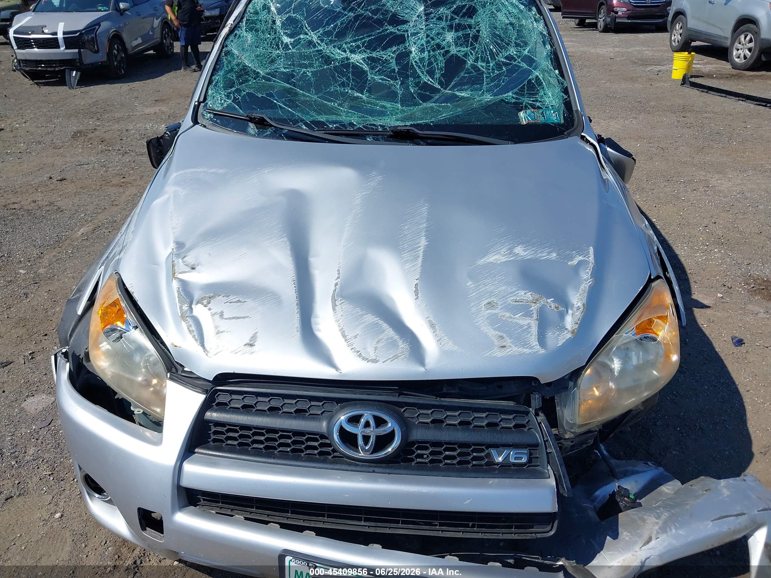 2010 Toyota Rav4 Sport V6 White vin: JTMRK4DV9A5096102