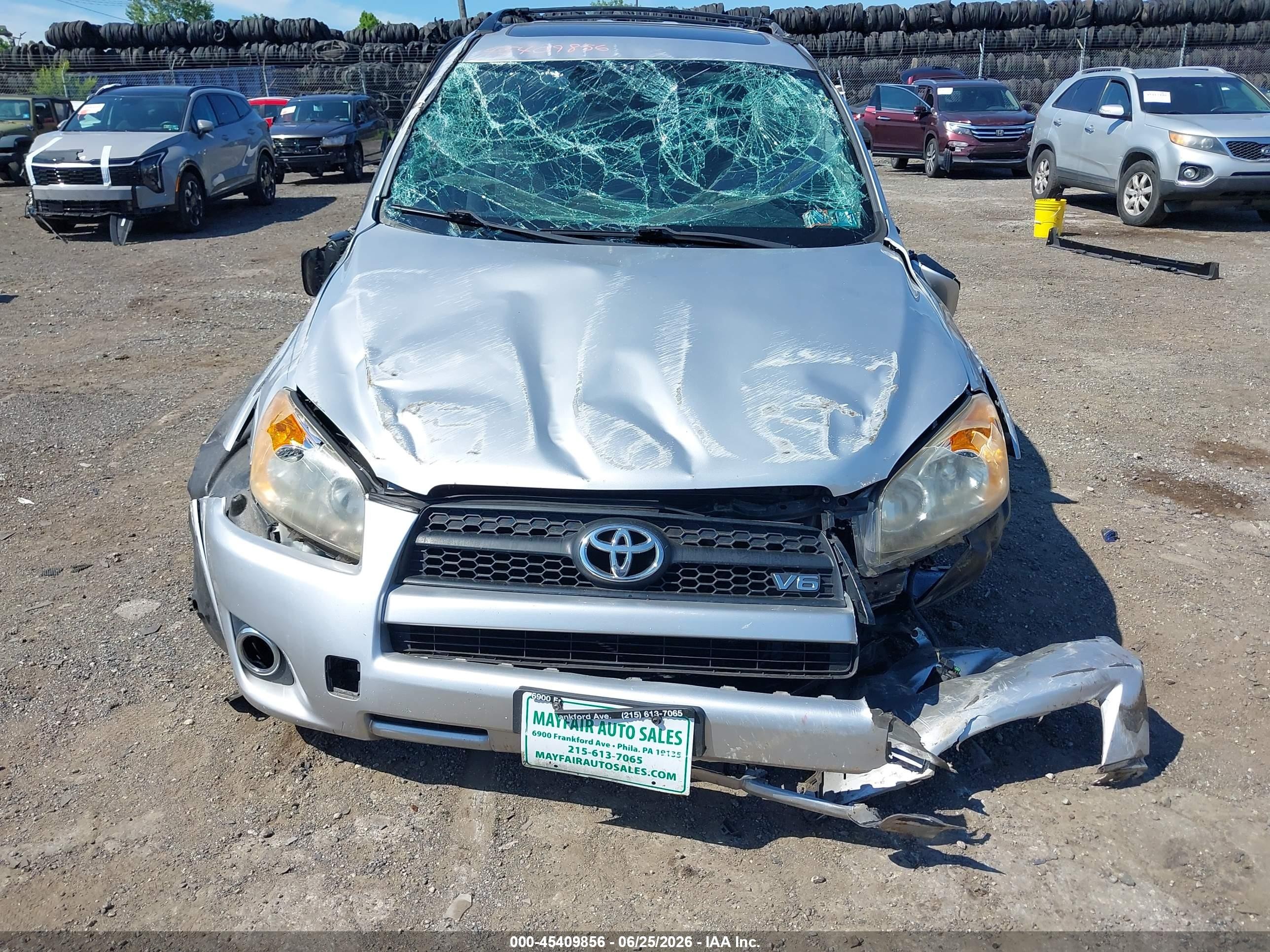 2010 Toyota Rav4 Sport V6 White vin: JTMRK4DV9A5096102