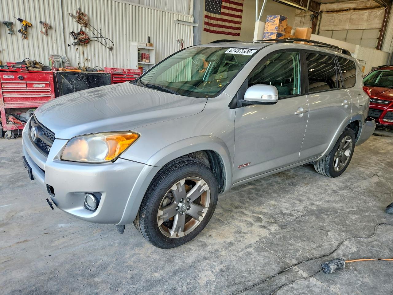 2012 Toyota Rav4 Sport Silver vin: JTMRK4DVXC5106672