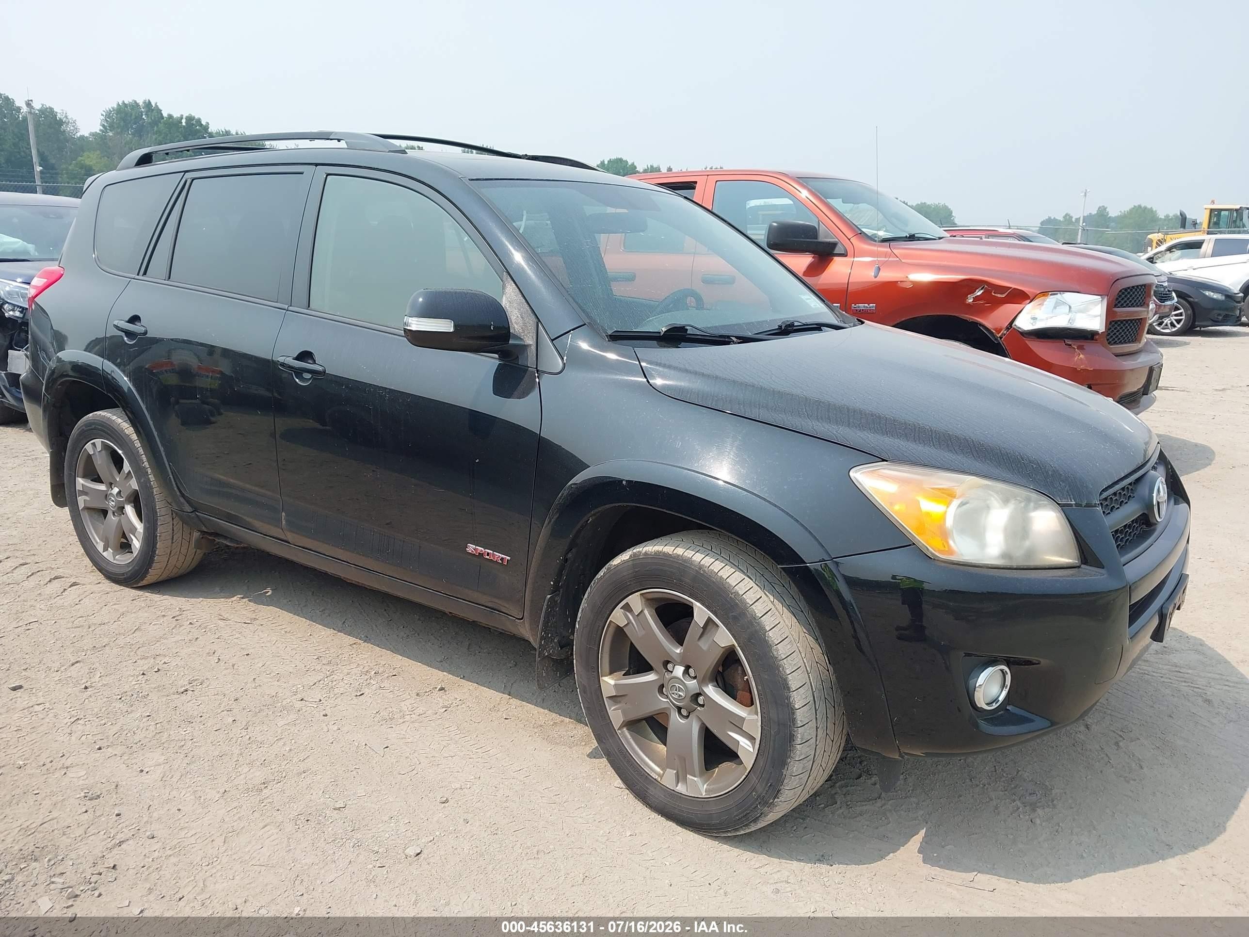 2012 Toyota Rav4 Sport V6 Черный vin: JTMRK4DVXC5107871