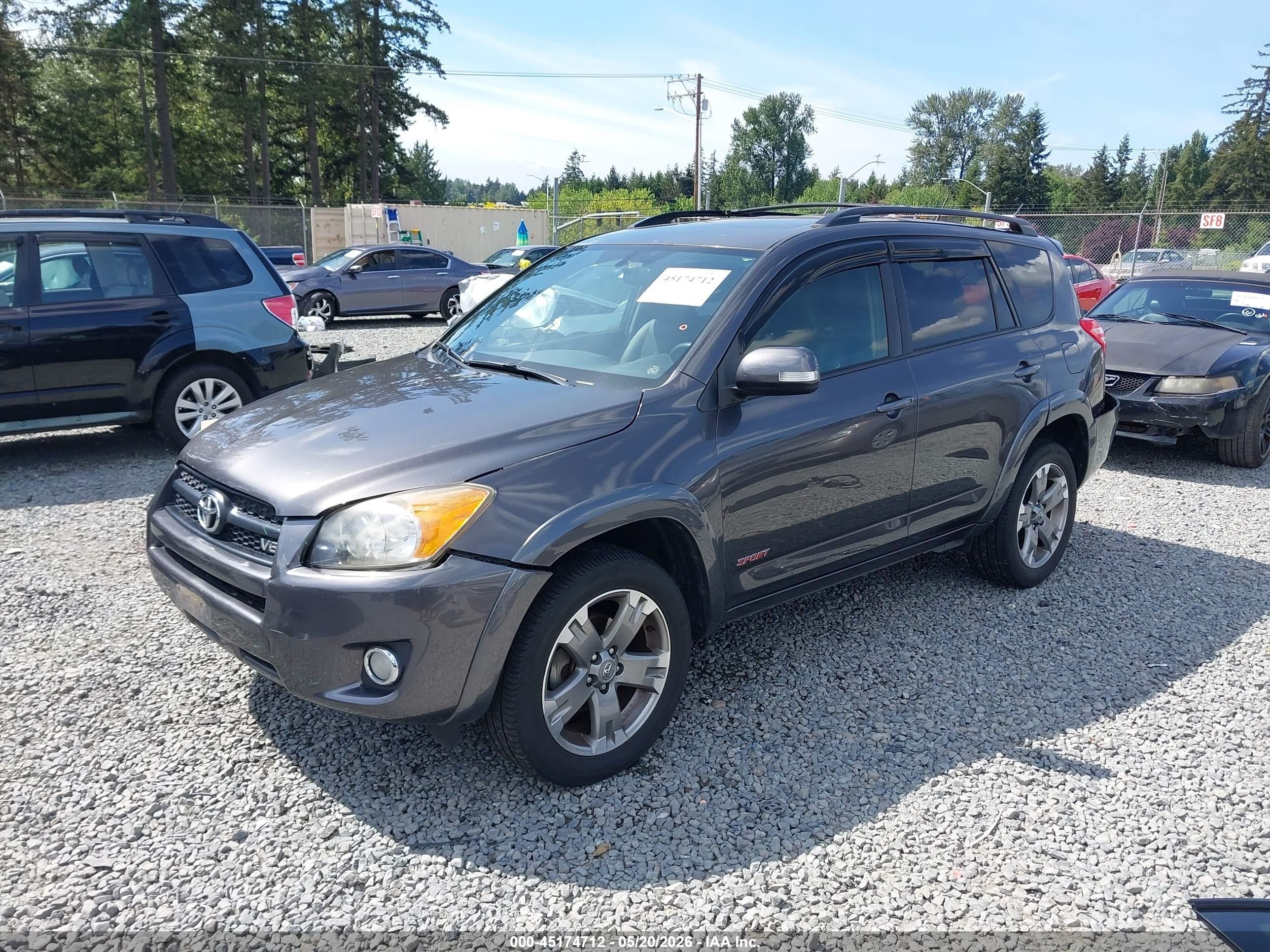 2012 Toyota Rav4 Sport V6 Серый vin: JTMRK4DVXC5110088