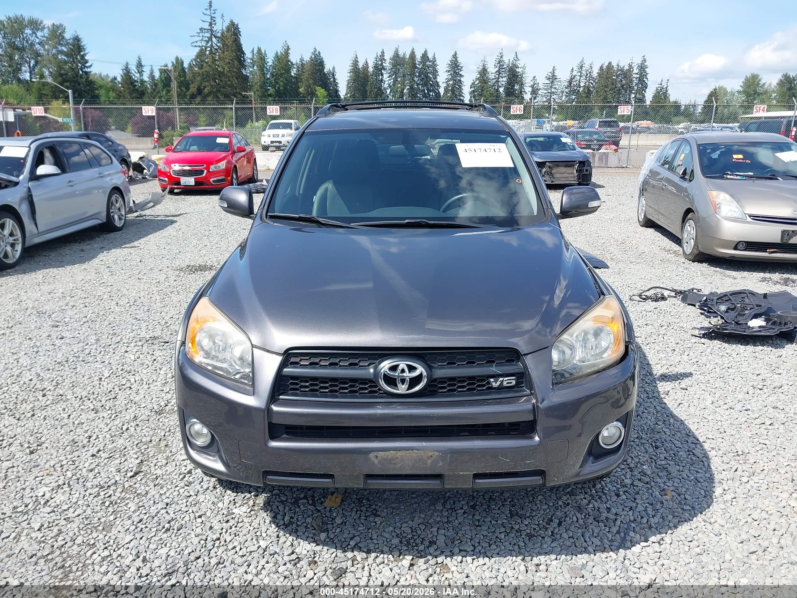 2012 Toyota Rav4 Sport V6 Серый vin: JTMRK4DVXC5110088