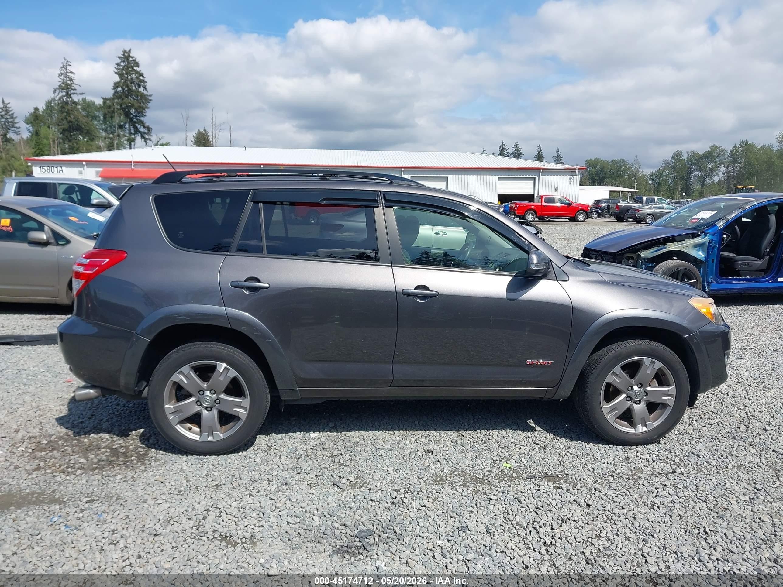 2012 Toyota Rav4 Sport V6 Серый vin: JTMRK4DVXC5110088