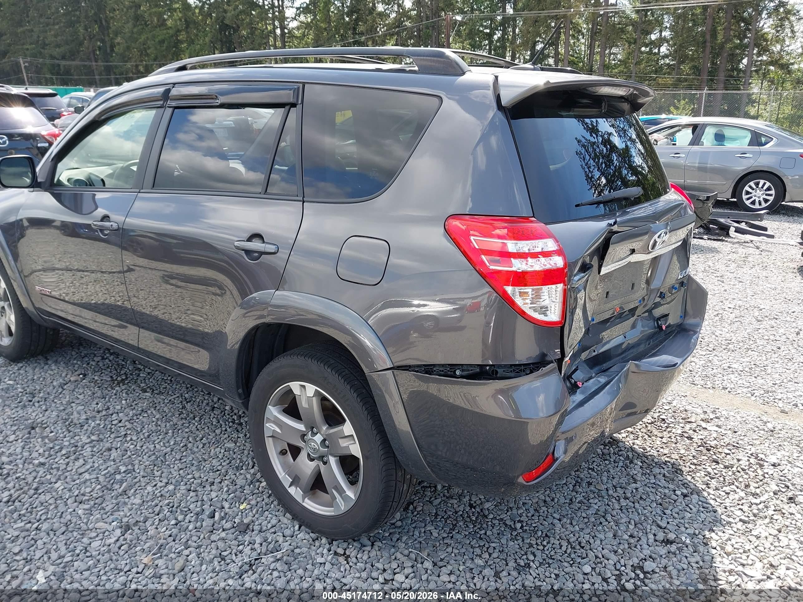 2012 Toyota Rav4 Sport V6 Серый vin: JTMRK4DVXC5110088