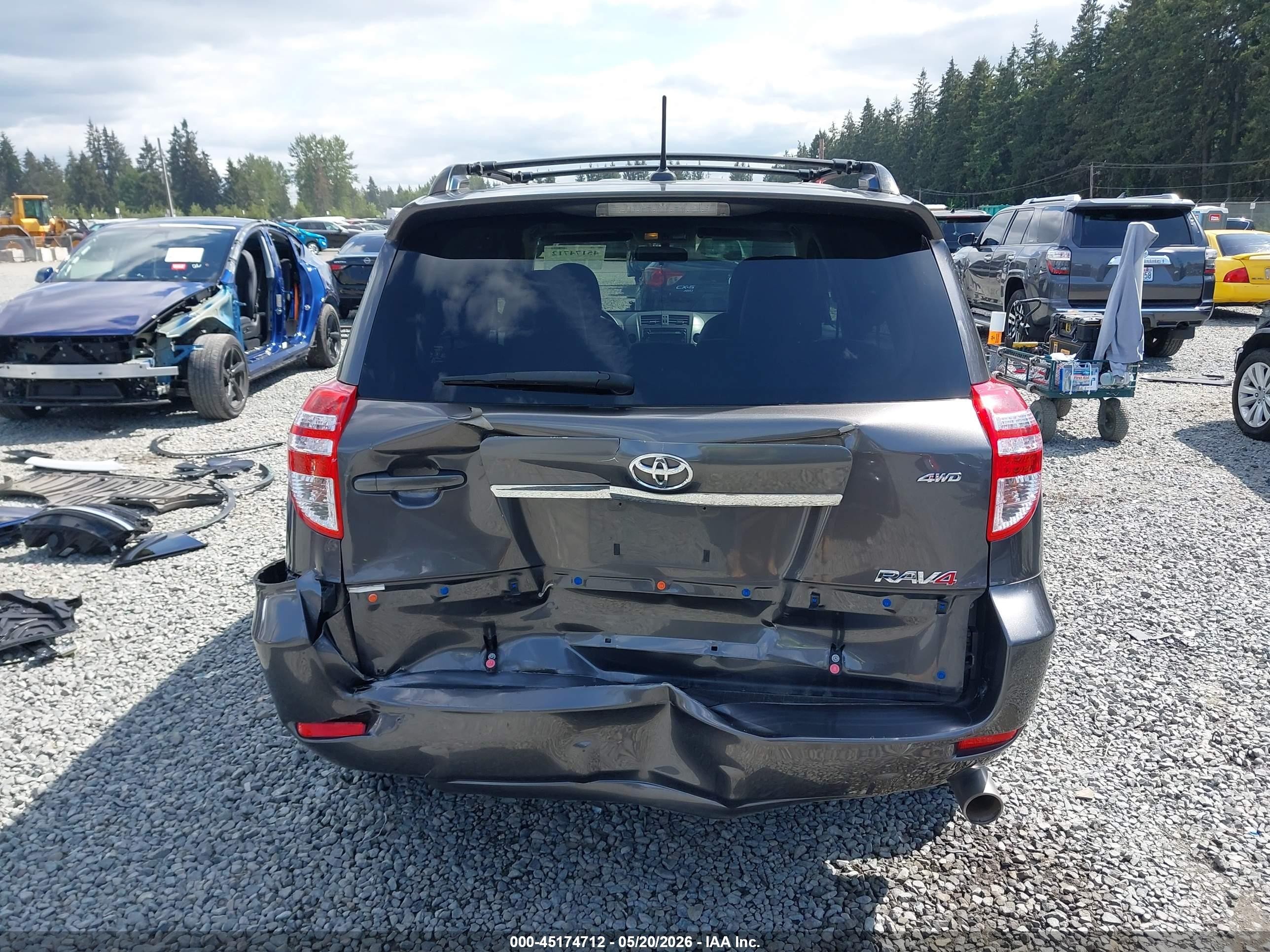 2012 Toyota Rav4 Sport V6 Серый vin: JTMRK4DVXC5110088