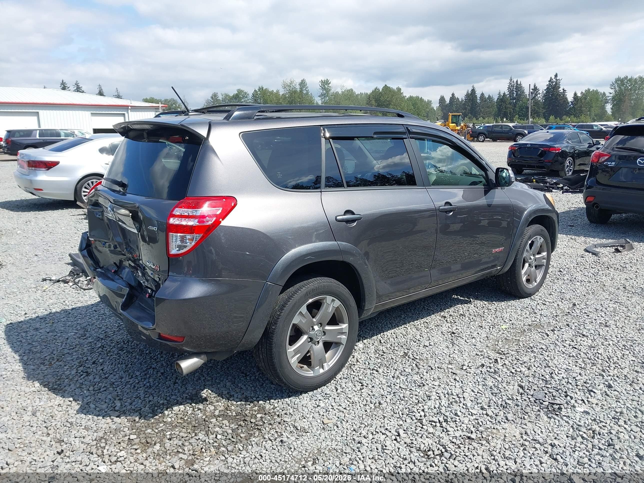2012 Toyota Rav4 Sport V6 Серый vin: JTMRK4DVXC5110088