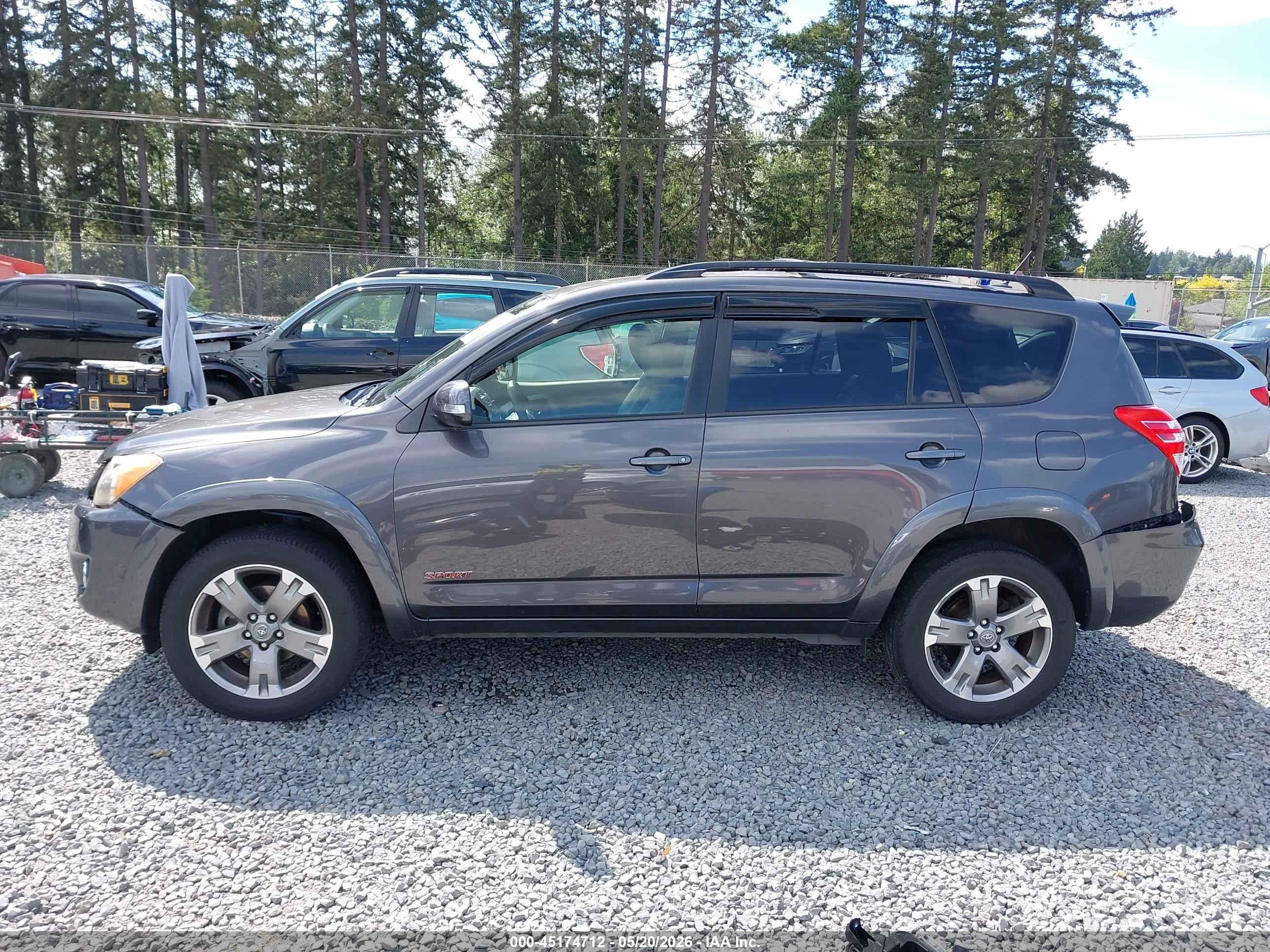 2012 Toyota Rav4 Sport V6 Серый vin: JTMRK4DVXC5110088