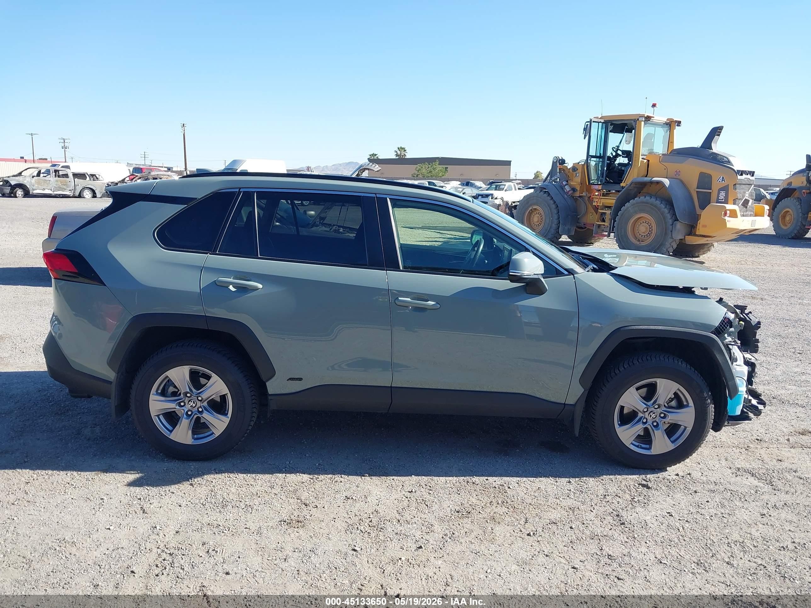 2022 Toyota Rav4 Hybrid Xle Green vin: JTMRWRFV0NJ055319
