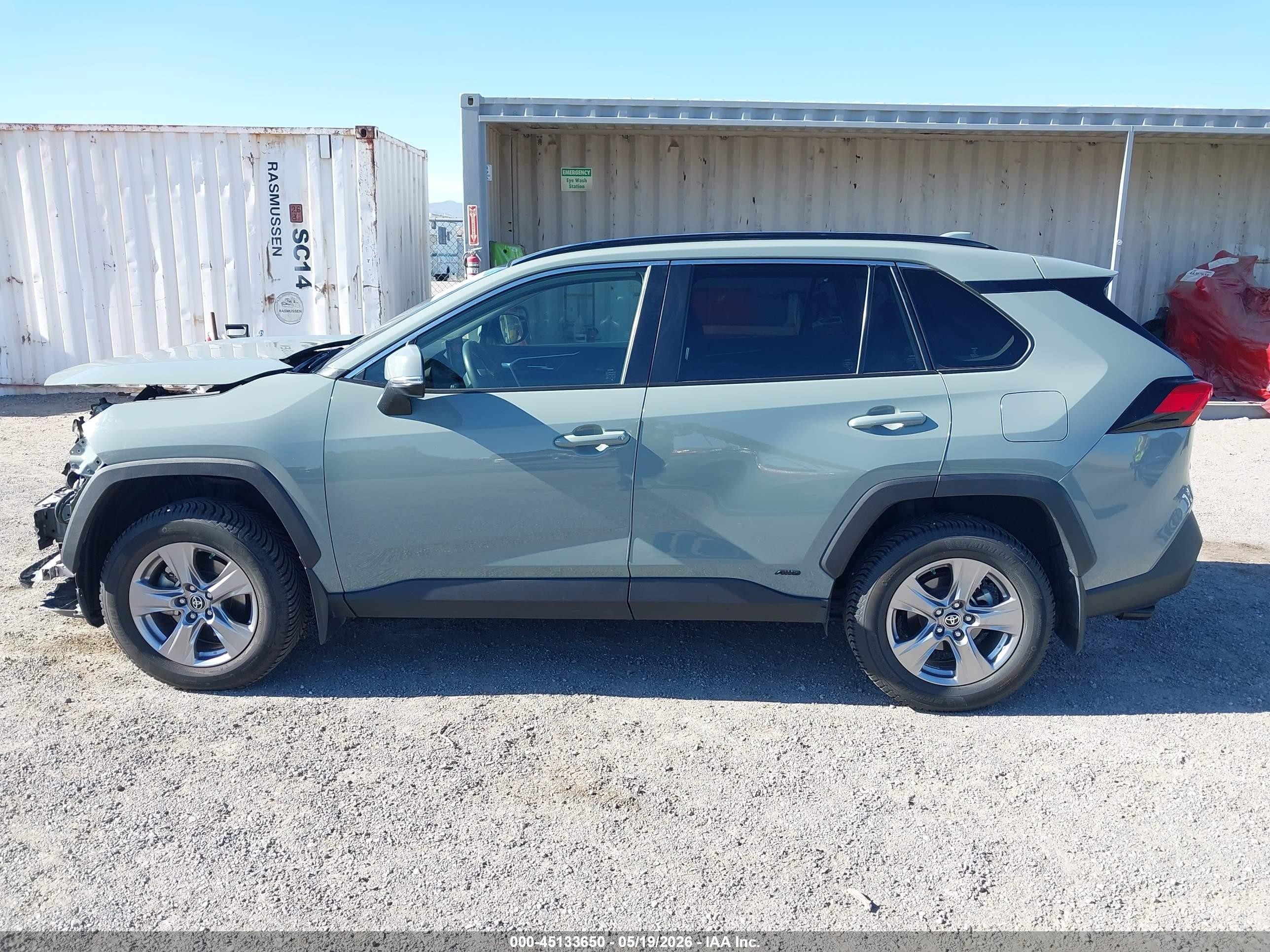 2022 Toyota Rav4 Hybrid Xle Green vin: JTMRWRFV0NJ055319
