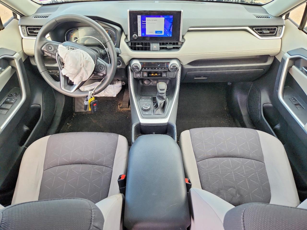 2023 Toyota Rav4 Hybrid Xle White vin: JTMRWRFV1PD167063