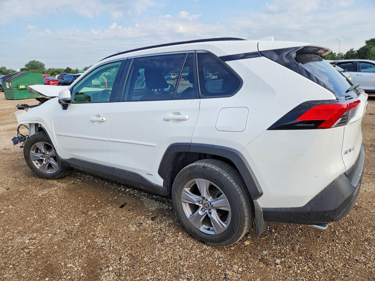 2023 Toyota Rav4 Hybrid Xle White vin: JTMRWRFV1PD167063