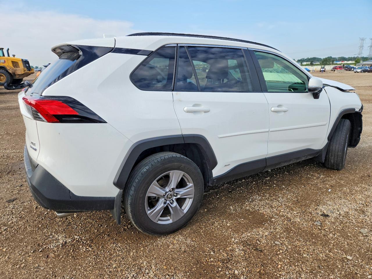 2023 Toyota Rav4 Hybrid Xle White vin: JTMRWRFV1PD167063