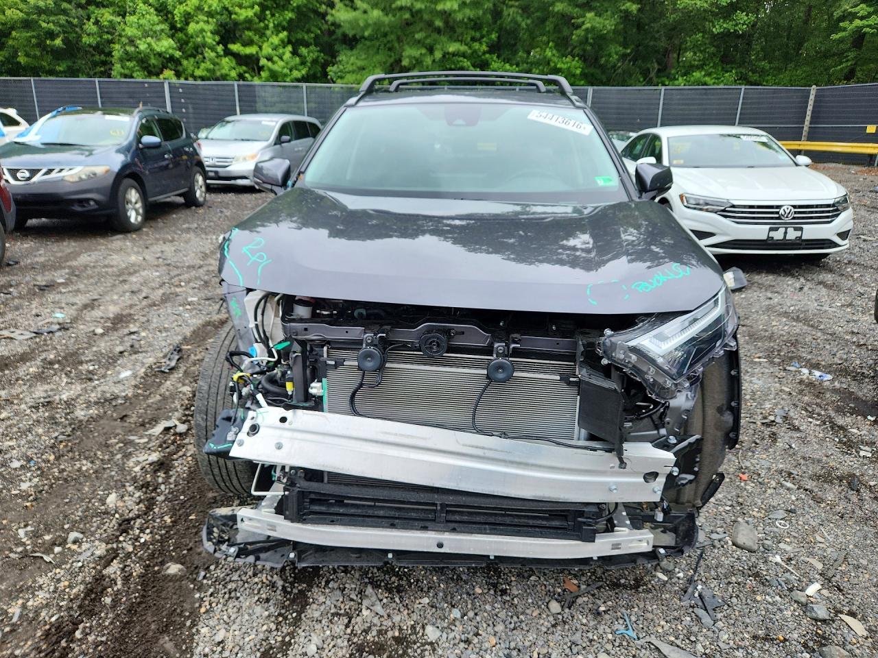 2025 Toyota Rav4 Hybrid Xle Серый vin: JTMRWRFV1SJ071055