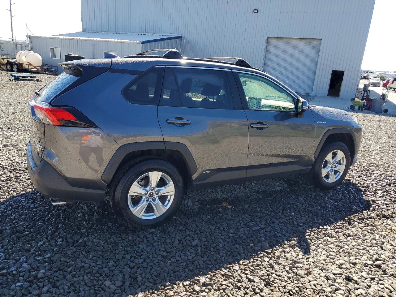 2019 Toyota Rav4 Hybrid Xle Gray vin: JTMRWRFV2KD504543