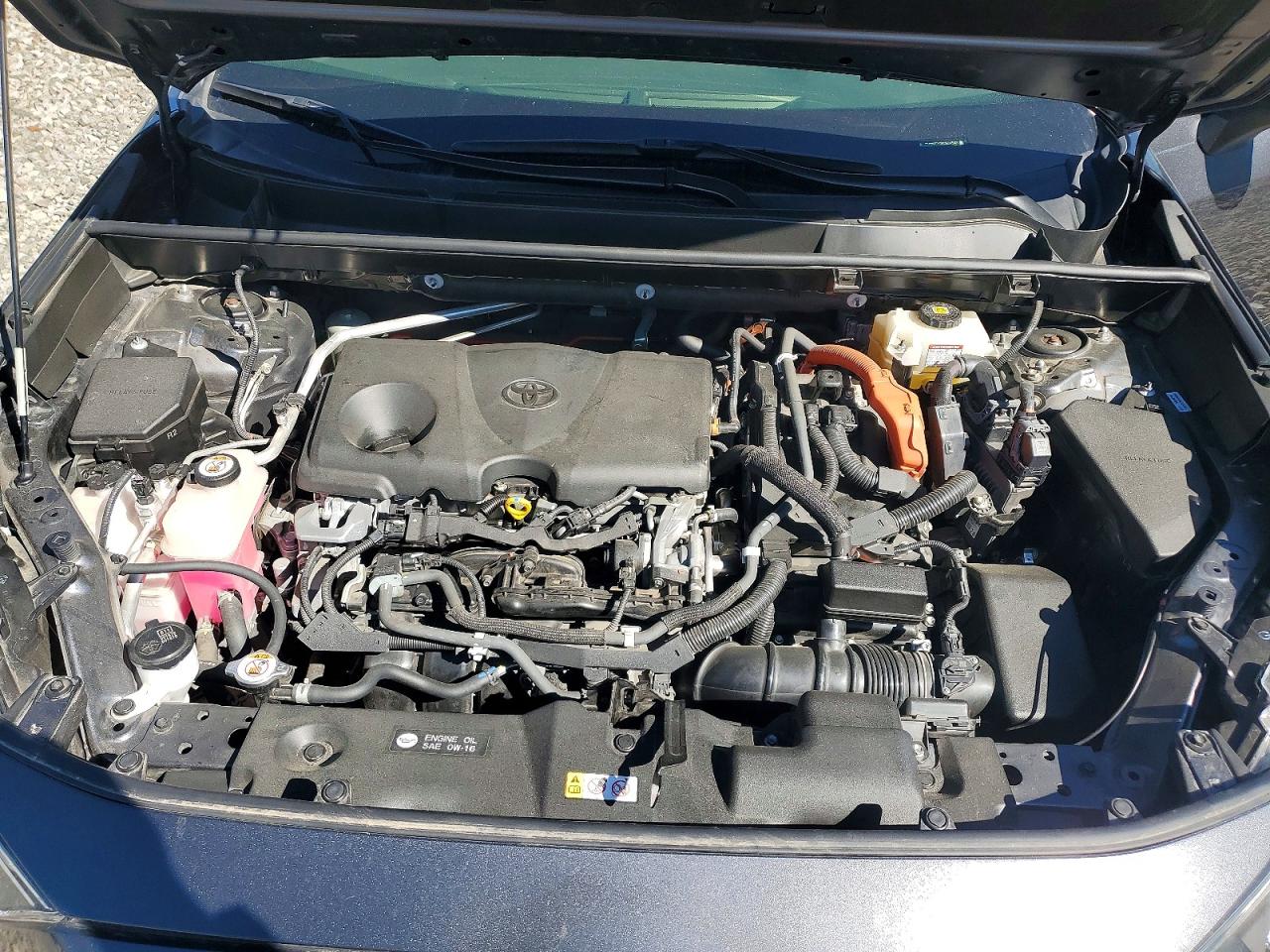 2019 Toyota Rav4 Hybrid Xle Gray vin: JTMRWRFV2KD504543